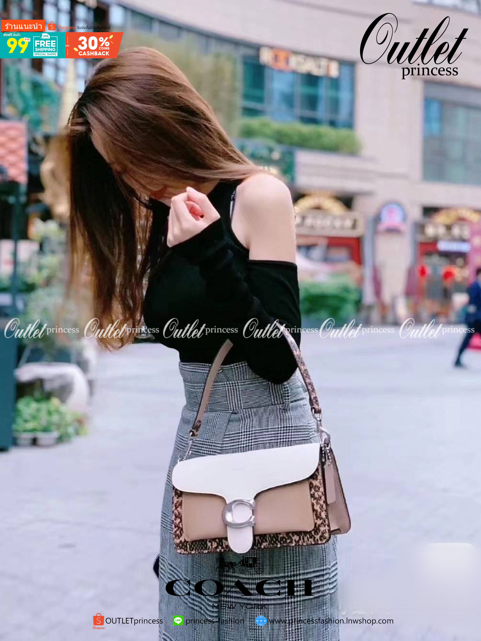 COACH TABBY SHOULDER BAG 26 พร้อมส่งที่ไทยอีกครั้งค่ะ!! กระเป๋าหิ้ว//คล้องไหล่//สะพายข้างได้ สุดคุ้ม! หนังแท้เรียบคลาสสิคเพิ่มความหรูเข้ามาค่ะ ด้านหน้ามีอะไหล่แบรนด์ตัวใหญ่โดดเด่น เปิดปิดกระเป๋าแบบกระดุมแม่เหล็ก ภายในมีช่องหลักใส่ของ2ช่อง;สามารถใส่กระเป๋า