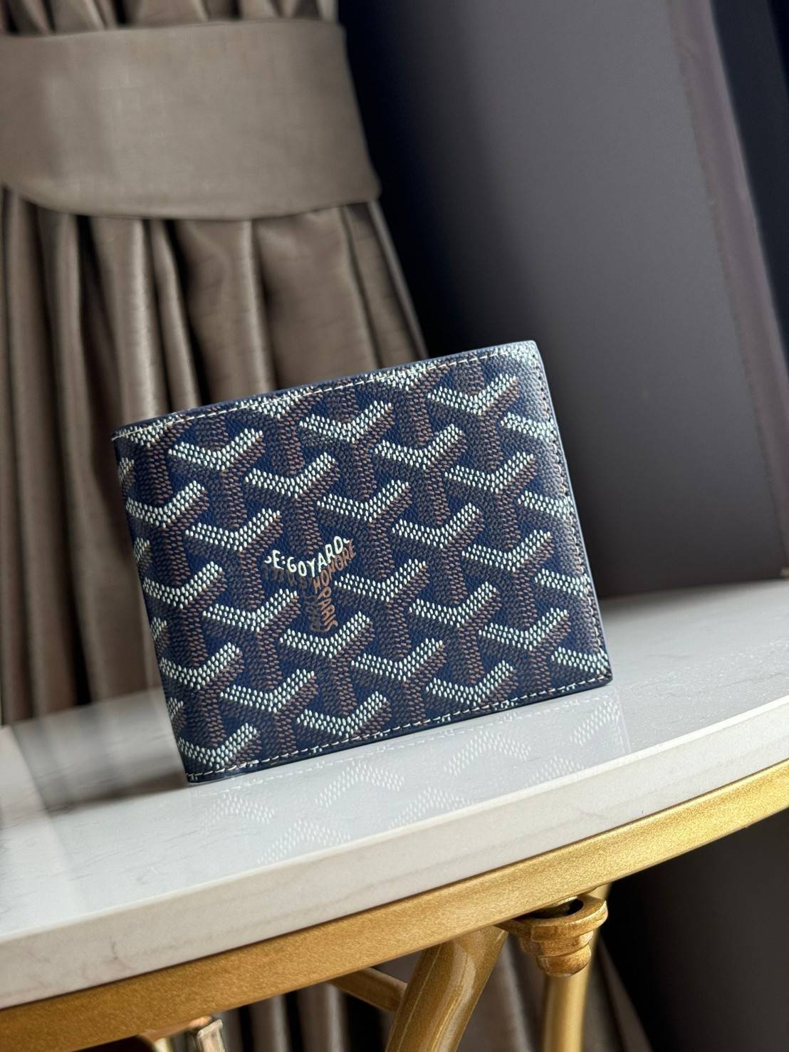 Goyard Wallet Men / Goyard Victoire Wallet กระเป๋าสตางค์ขนาดกะทัดรัดและเหมาะสําหรับการจัดสำหรับการ์ดและธนบัตร ลวดลายสุดคลาสสิค