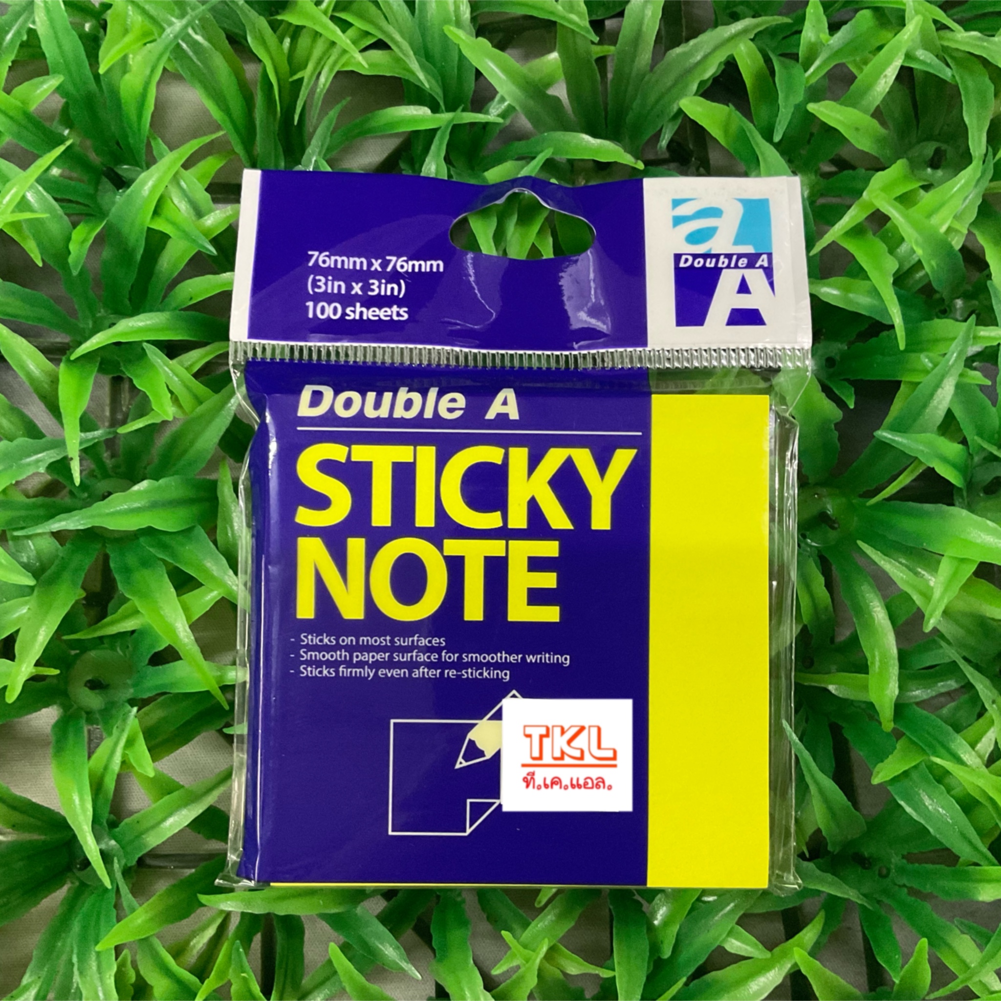 **กระดาษโน๊ตกาวในตัว Double A 3x3 นิ้ว 100 แผ่น สำเนา