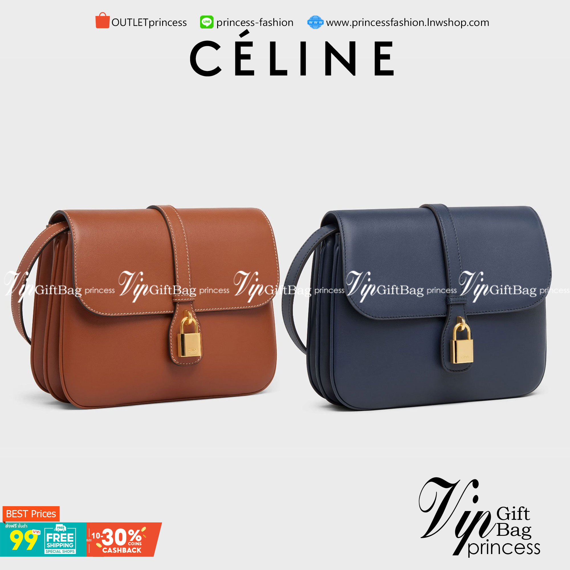 Celine Medium Tabou In Smooth Calfskin พร้อมส่งรุ่นใหม่แล้วค่า กับ CELINE SHOULDER BAG หนังเรียบสวยหรู ปรับดับพวงกุญแจสีทองด้านหน้า ด้านในเปิดด้วยด้วยกระดุม แบ่งช่องใส่ของออกเป็นสัดส่วน พร