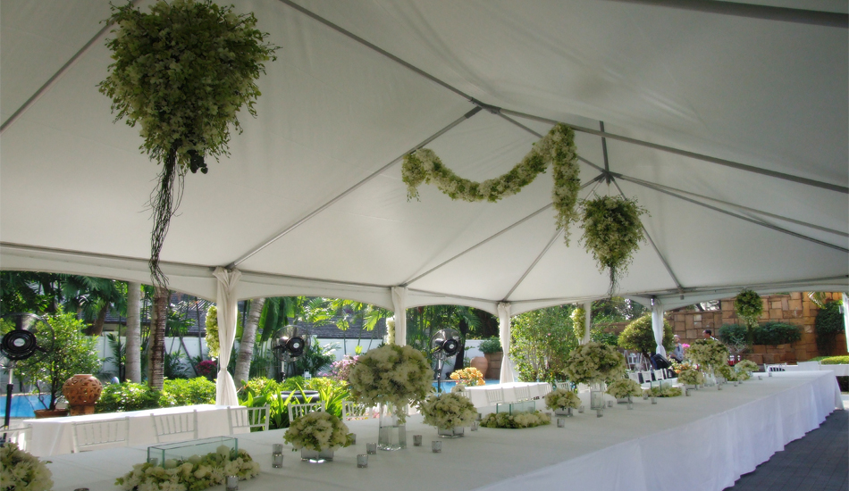 งานแต่งงานโทนขาวเขียว