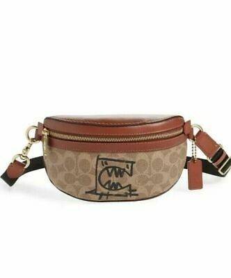 COACH SIGNATURE X GUANG YU BELT BAG New arrival Limited edition !! กระเป๋าสะพาย คาดอก/ เอวได้ วัสดุหนังแท้ รุ่น limited ใน collectionCoach x Disney รุ่น มีช่องซิปหน้า-หลัง ใส่ wallet กลาง มือถือได้ทุกรุ่น และของใช้ส่วนตัว สายปรัยได้ค่ะ