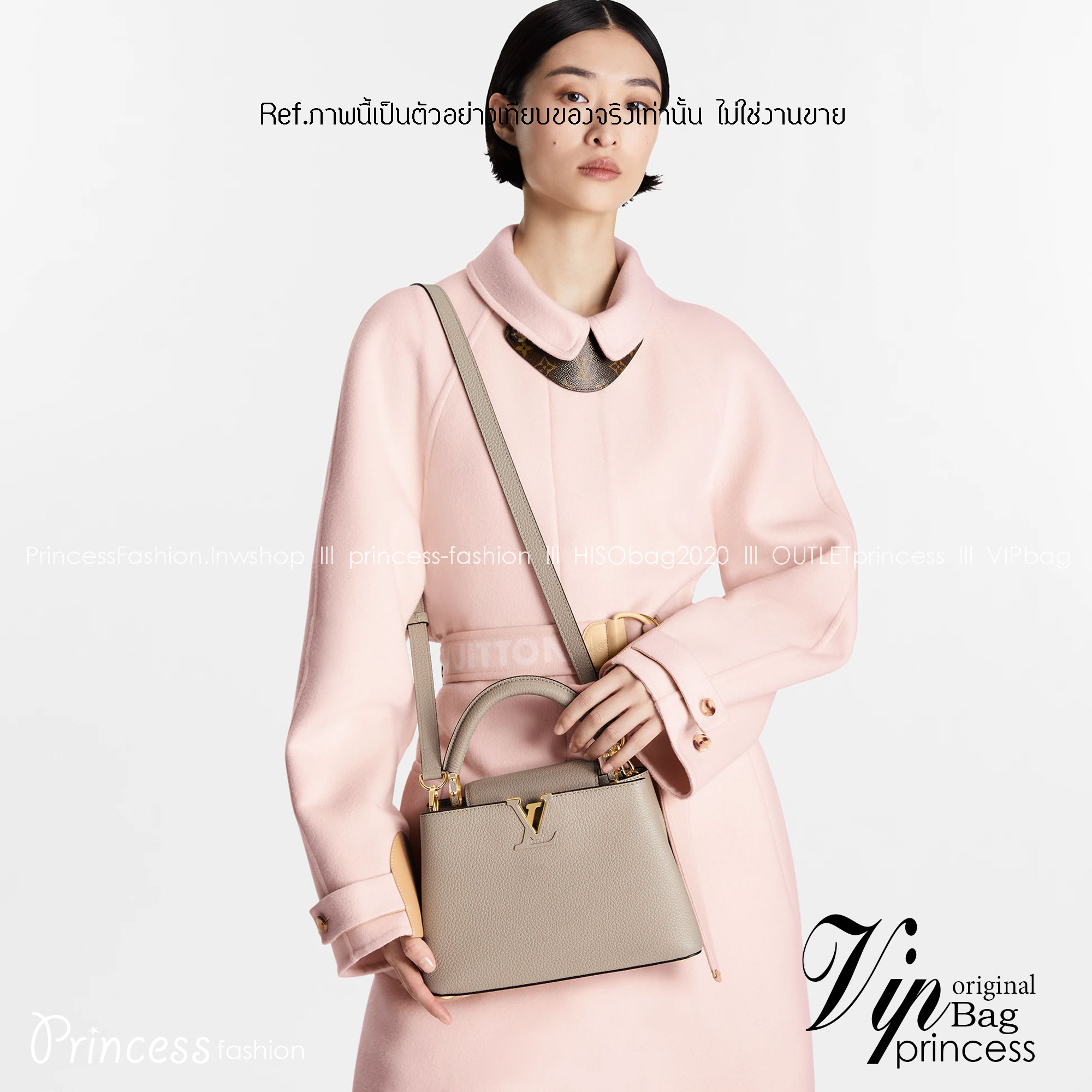 LV BB Capucines Python Handbags / LV Capucines BB Taurillon Leather 20cm พร้อมส่ง 6 สี **สินค้าเกรดออริจินอล 1:1 สลับแท้ ใช้งานต่างประเทศได้