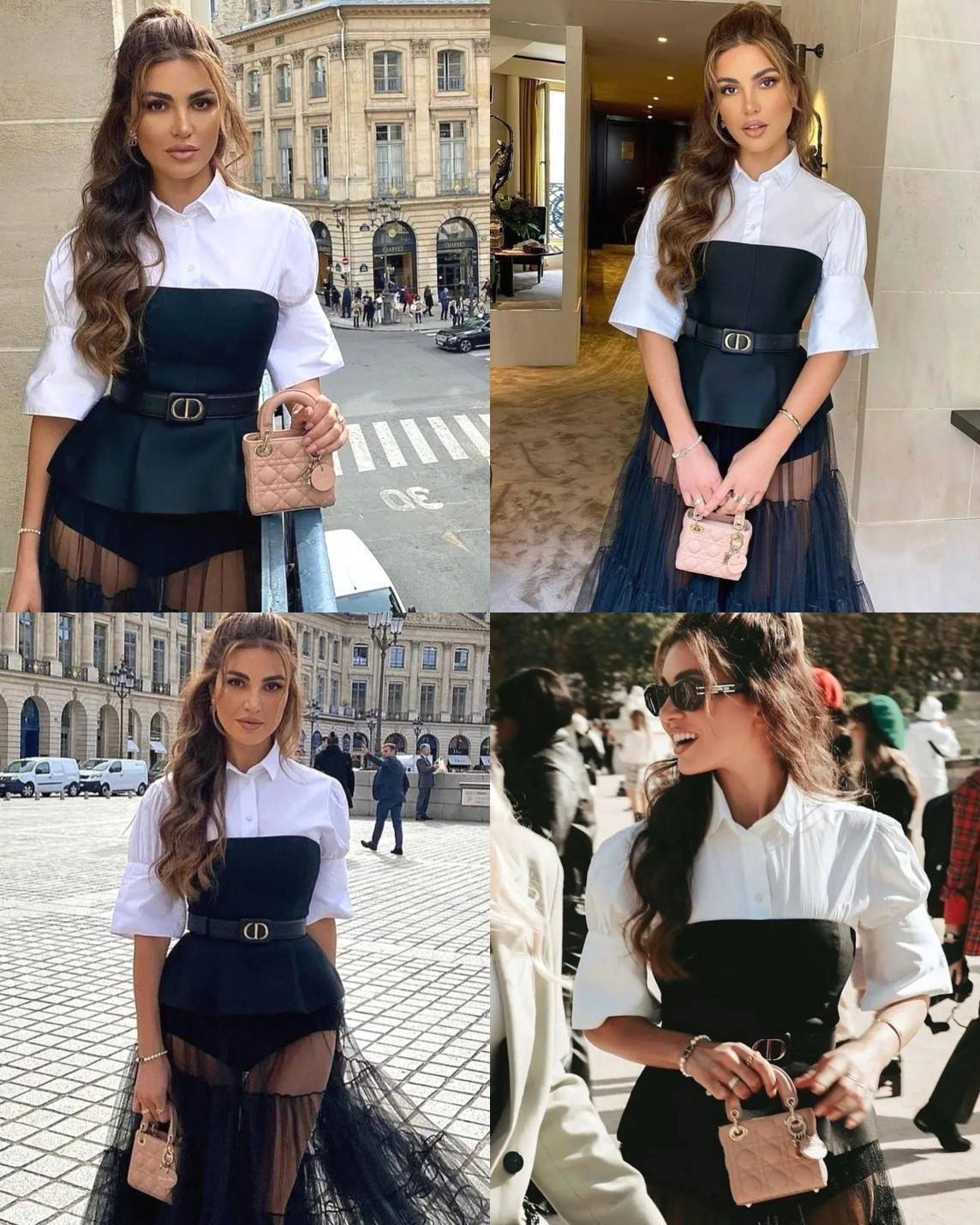 VIP 】CHRISTIAN DIOR MINI BAG VIP GIFT วัสดุหนังแท้ Calfskin ทรงเหลี่ยมหนังสวยหรูอยู่ทรงขึ้นลายเอกลักษณ์แบรนด์ ประดับTAGห้อยโลโก้แบรนด์อะไหล่ทองด้านหน้า เปิดปิดด้วยฝาปิด ภายในโล่งมีโลโก้สามารถใส่มือถือของจุกจิกได้ หูจับถนัดมือ สายสะพายหนังยาวถอดได้ปรับระดั