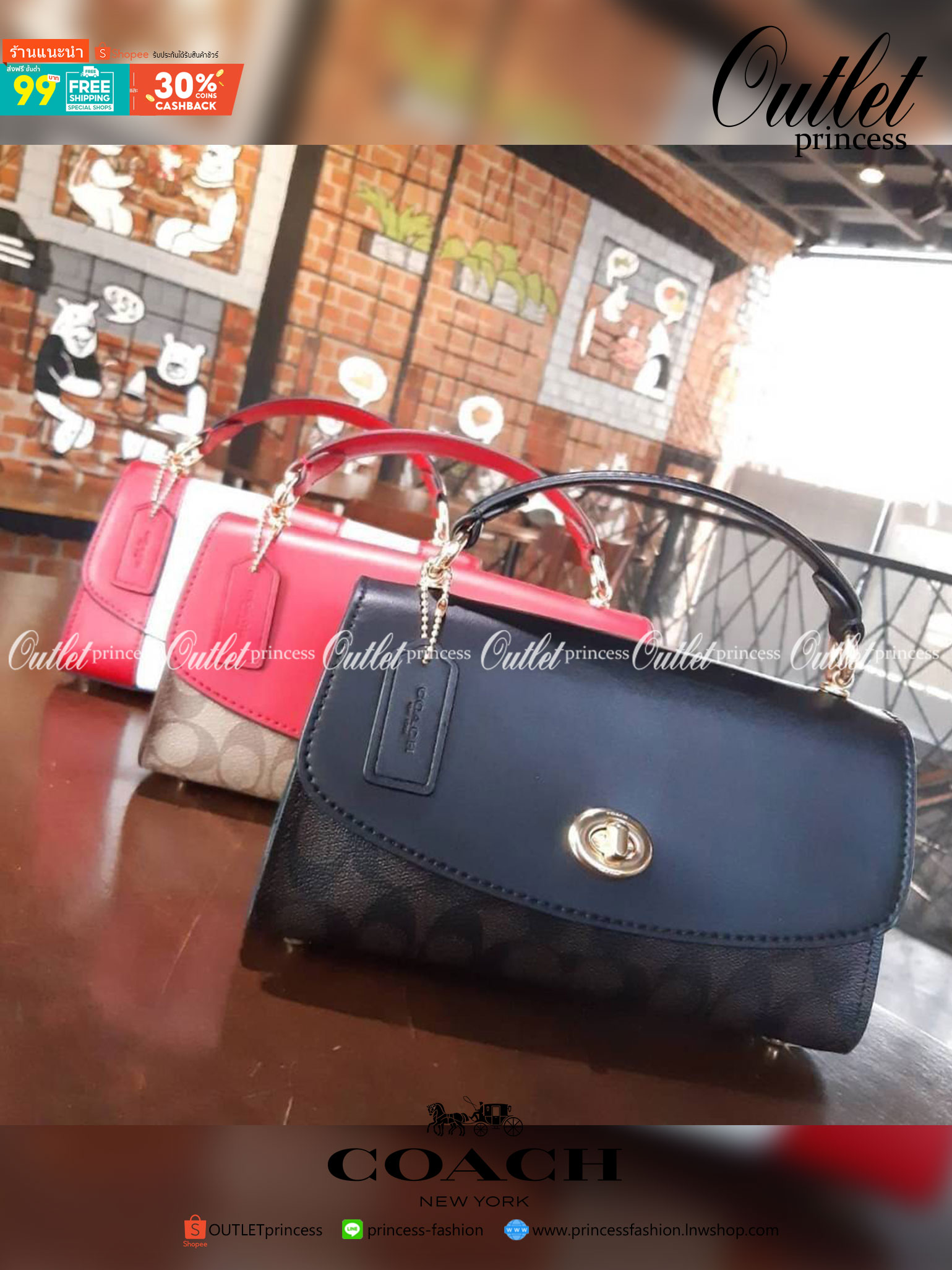 COACH TILLY SATCHEL 23 IN SIGNATURE CANVAS ((C1802//C1439/C1435)) กระเป๋า crossbody สวยหรู ขนาดใหม่ พร้อมสีมาใหม่!! ดีไซน์ย้อนยุค วัสดุหนังแคนวาสเคลือบลายสลับหนังแท้ มาพร้อมหูจับในตัว และสาย crossbody ปรับได้ตามตัว เปิด-ปิดด้วยตัวบิดล็อค ภายในโล่ง บุกำมะห