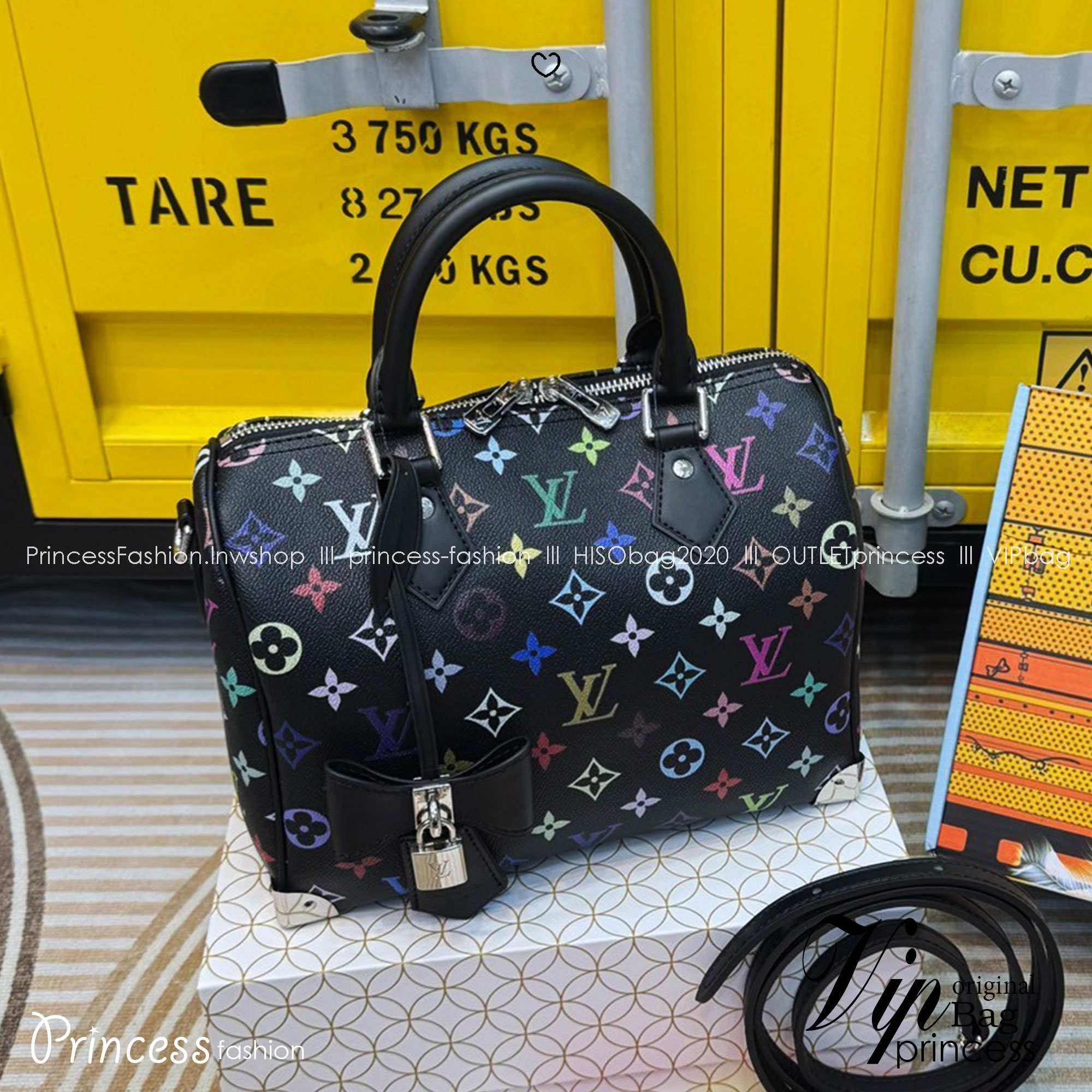 LV x TM - Speedy Bandoulière 25 bag กระเป๋าทรงหมอน รุ่นใหม่ท็อปฮิต สวยหรูโดดเด่น มีชีวิตชีวาในคอลเล็คชั่น LV x Murakami ด้วยลายโมโนแกรมสุดไอคอนิกเปี่ยมสีสันที่รังสรรค์ขึ้นใหม่จากพาเลตต์สีสุดป๊อปอันเป็นเอกลักษณ์