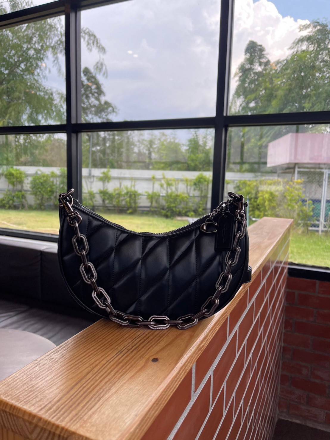 พร้อมส่ง 4 สี COACH CP148 MIRA SHOULDER BAG WITH PILLOW QUILTING กระเป๋าสะพายดีไซน์สวย 🧡 เกรดท็อปออริจินอล 1:1 สลับแท้ เกรดดีสุด ใช้งานต่างประเทศได้