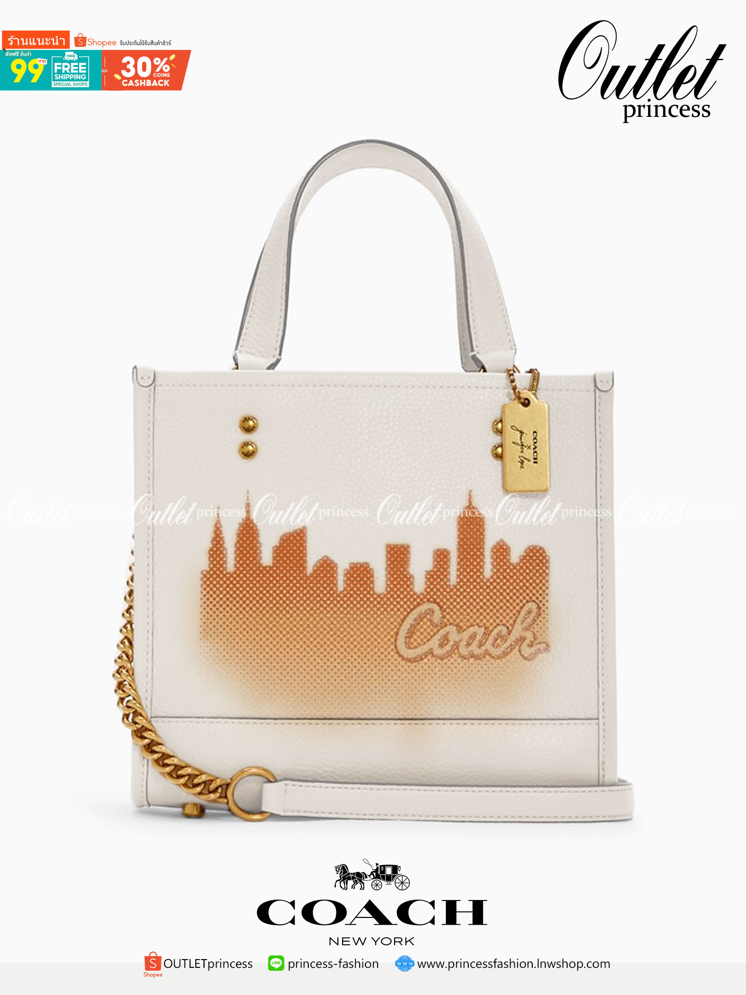 COACH C6494 COACH x JENNIFER LOPEZ DEMPSEY TOTE 22 WITH NYC SKYLINE คอลเลคชั่นใหม่ล่าสุด ยังไม่เข้า shop ไทย!! สุดยอดตัวแม่แห่งความเซ็กซี่ เจนนิเฟอร์ โลเปซ คอลแลบกับแบรนด์ เพิ่มความมีเสน่ห์ให้กับไอเท็มนี้ได้อย่างไม่ต้องสืบ!! กระเป๋าสะพายทรงโท้ท ดีไซน์โดดเ