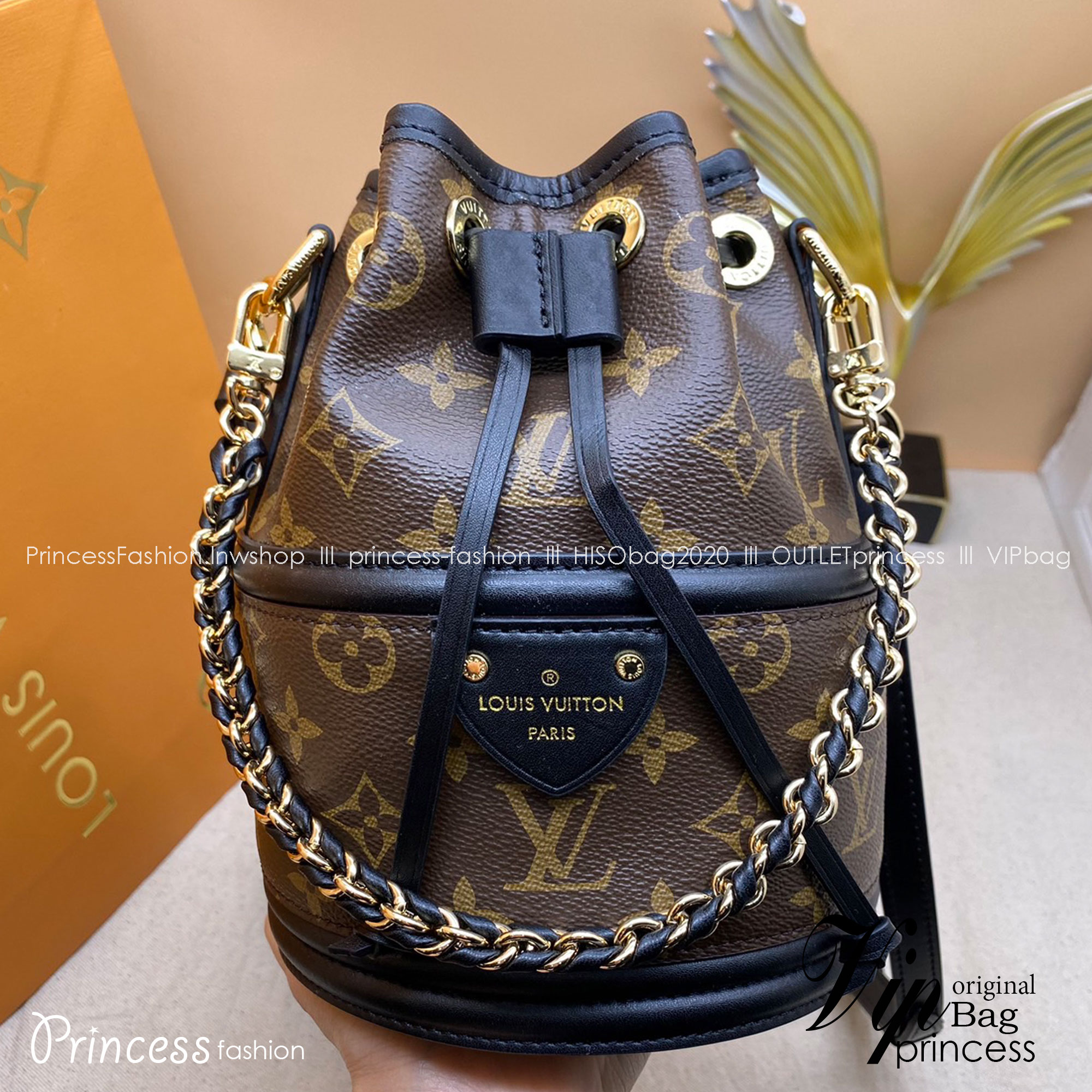 LV Bucket Bag 16cm 💖เกรดออริ 1:1 สลับแท้ ใช้งานต่างประเทศได้ ภาพถ่ายจากงานจริง