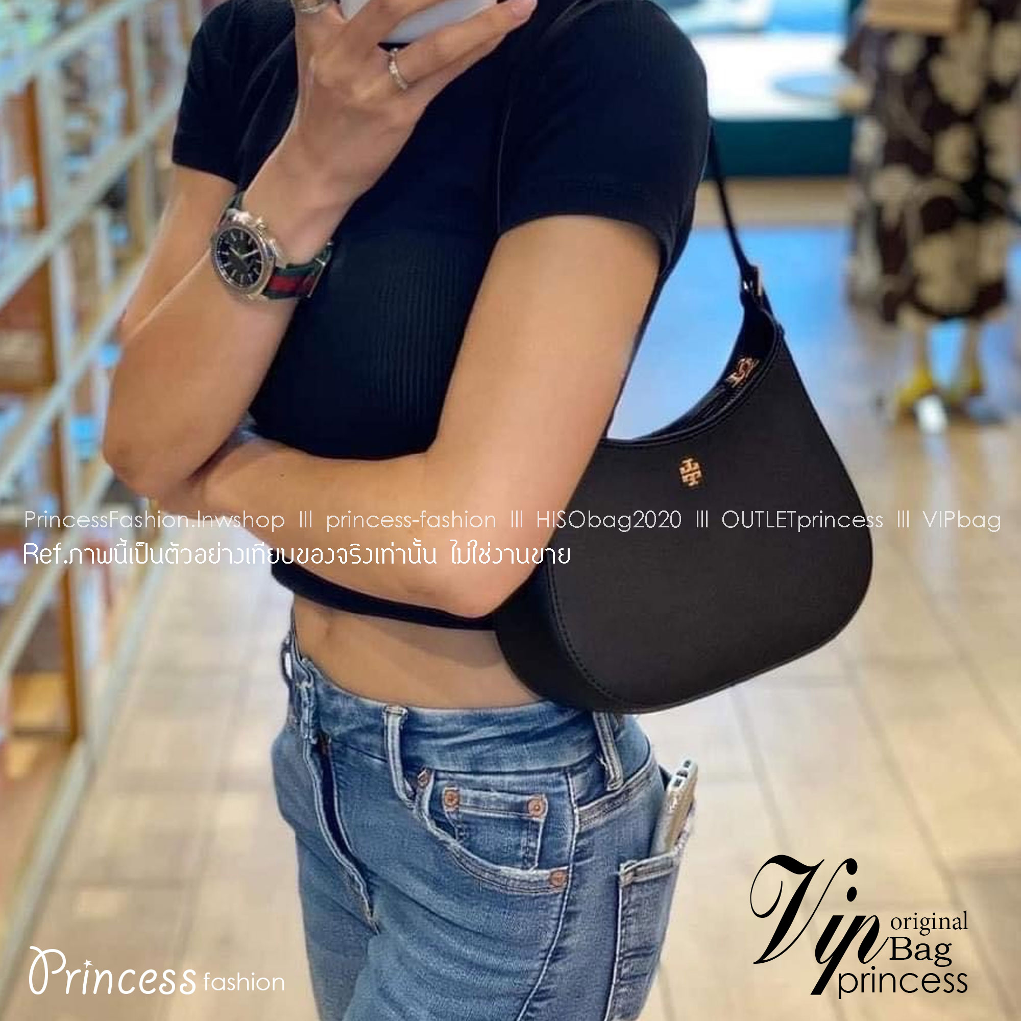 TORY BURCH EMERSON ZIP SHOULDER BAG 137416 / TORY BAG พร้อมส่ง 3 สี กระเป๋าสะพายไหล่ / คล้องแขน หนังซาเฟียโน่ ทนทาน