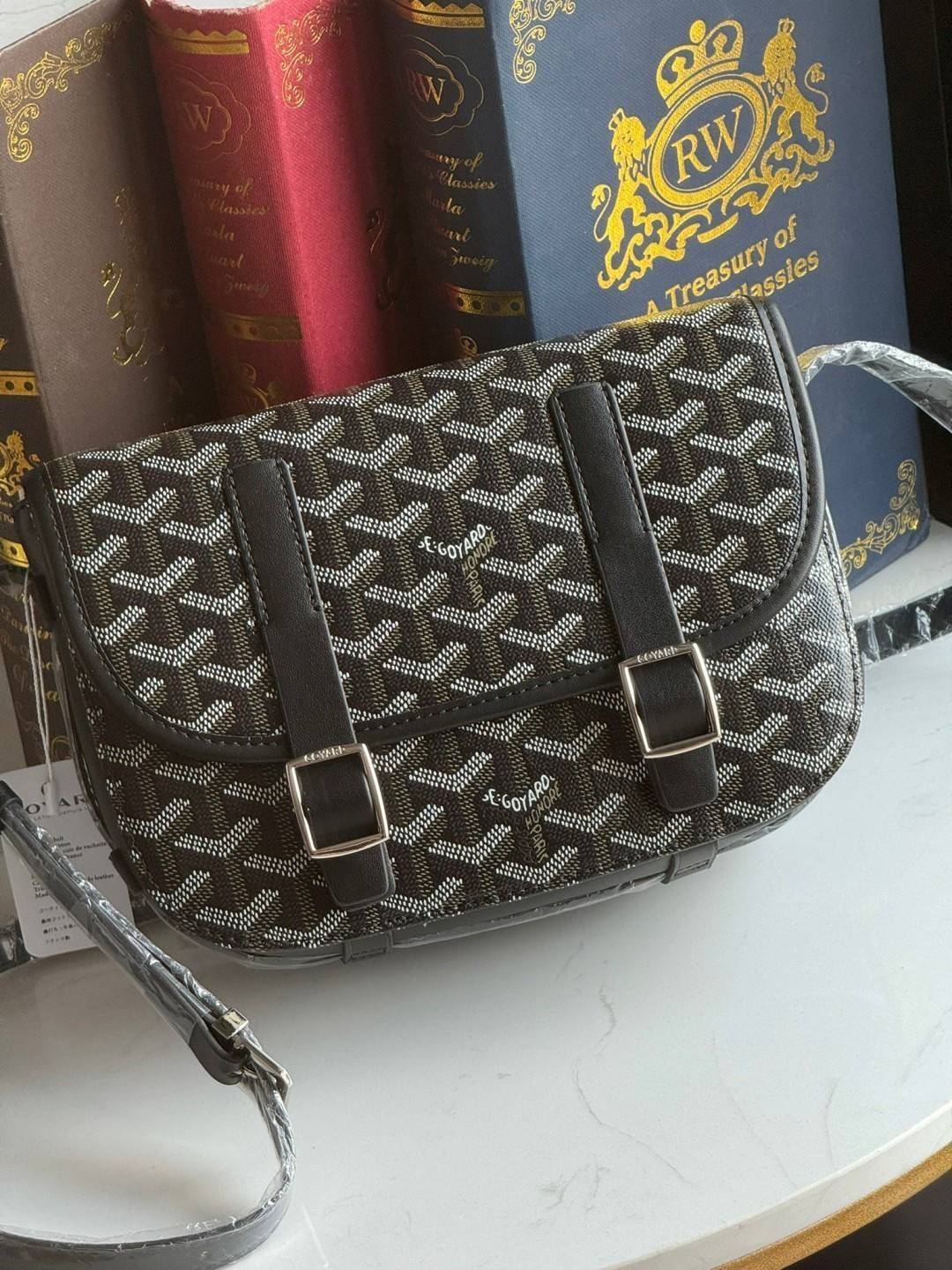 พร้อมส่ง 4 สี GOYARD Belvedere Messenger กระเป๋าสะพายแบรนด์หรูสัญชาติฝรั่งเศส 🧡 เกรดออริจินอล 1:1 สลับแท้ ใช้งานต่างประเทศได้