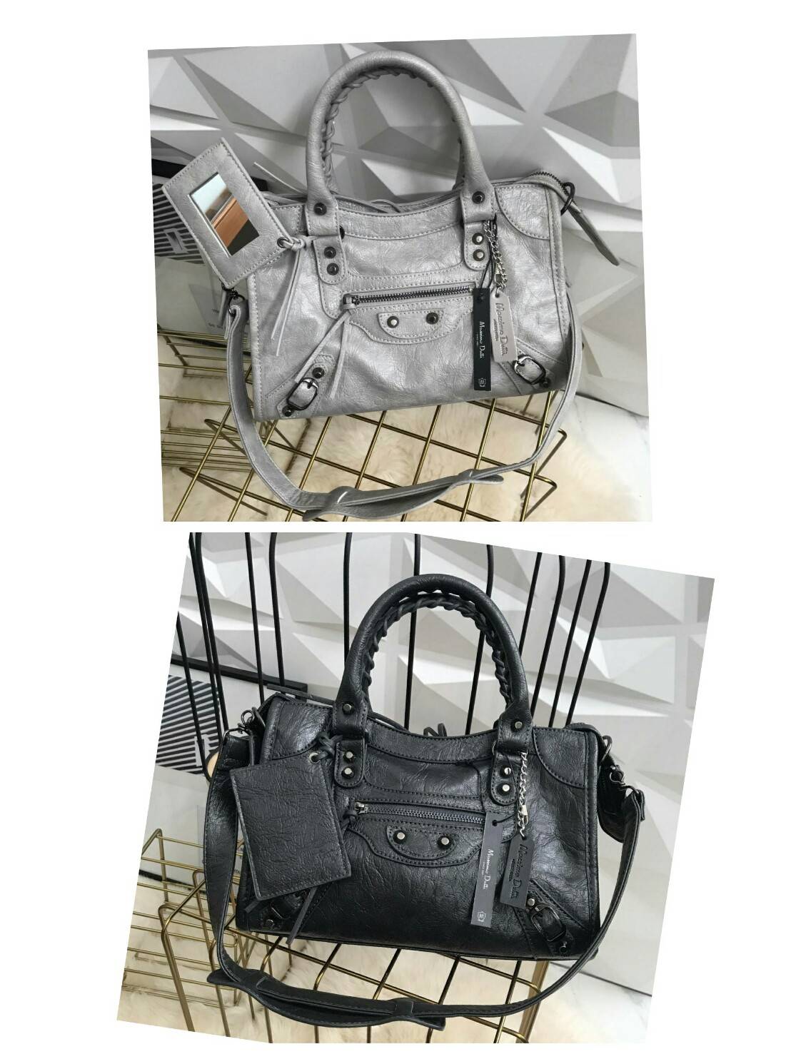 Massimo Dutti Classy Crossbody Bag กระเป๋าทรงสุด ฮิตจาก Massimo Dutti ขนาด mini จะถือ, สะพายสะพายไหล่ หรือสะพาย crossbody ได้หมดค่ะ หนังเงาสวยนิ่มมือรับประกันเลย ภายในแบ่งช่องเป็นสัดส่วน น้ำหนักเบา จุของได้คุ้ม มาพร้อมกับสายยาวให้ ใบนี้ใช้ได้ ทุกโอกาสจริง