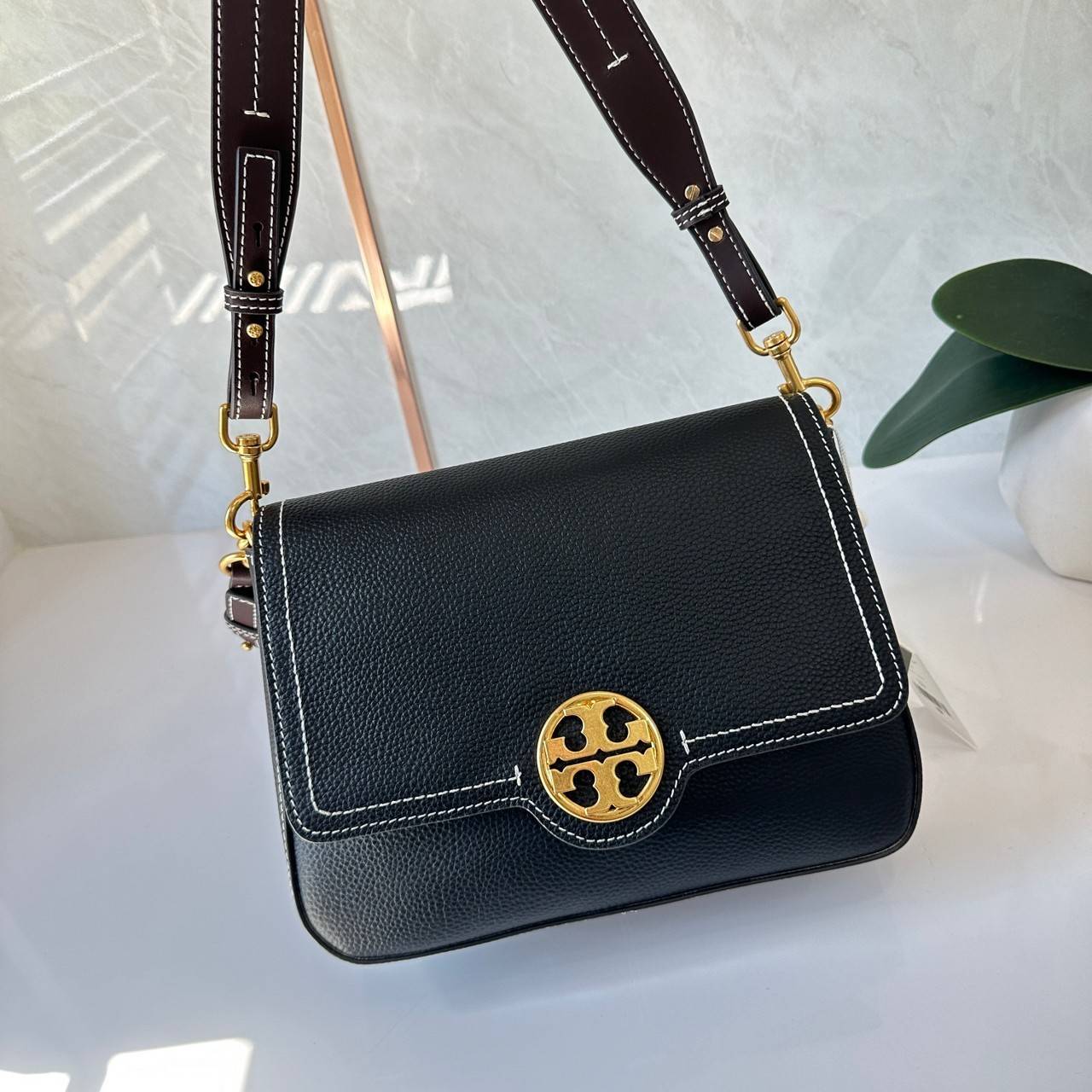 พร้อมส่ง 2 สี TORY BURCH FELIX CONVERTIBLE SHOULDER BAG กระเป๋าสะพาย เกรดท็อปออริ เกรดดีสุด สลับแท้ 1:1