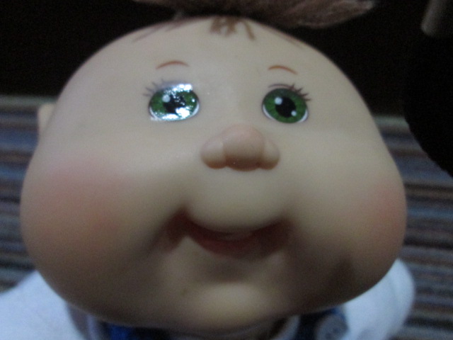 Cabbage Patch Kids Newborns-Green Eyes ตุ๊กตาหัวกระหล่ำมือสอง
