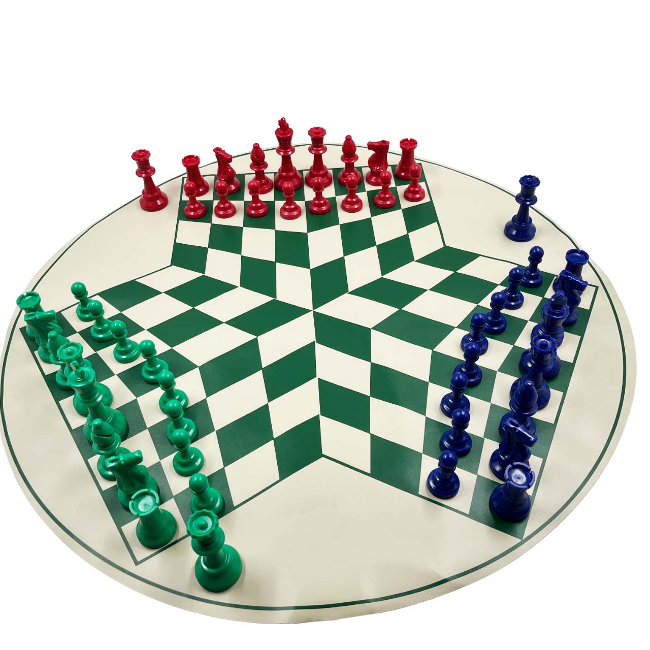 ชุดหมากรุกสากล3ฝ่ายพร้อมตัวหมากและกระเป๋าสะพาย