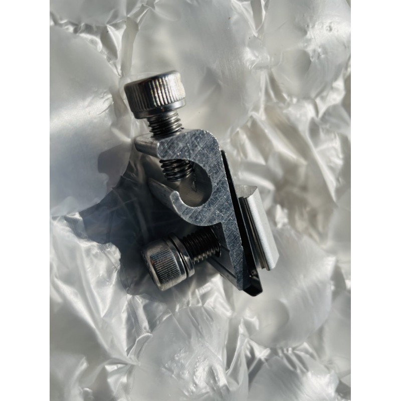 Ground lug คลิปล็อกสายกราวด์ สำหรับยึดสายดินกับโครงสร้างราง