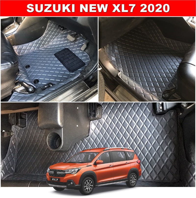 พรมปูพื้นรถยนต์ SUZUKI XL7 ยางปูพื้นรถEVA ลายDIAMOND รวมแผ่นท้าย +ปิดเบาะ เต็มคัน