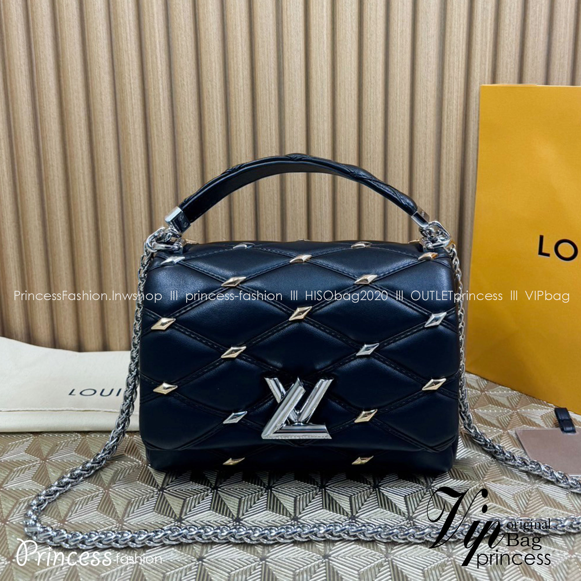 พร้อมส่ง 3 สี LV Twist Bag 24cm / LV GO-14 กระเป๋าหนังบุนวมอันเป็นเอกลักษณ์ของเมซง เกรดออริจินอล 1:1 สลับแท้ ภาพถ่ายจากงานขายจริง