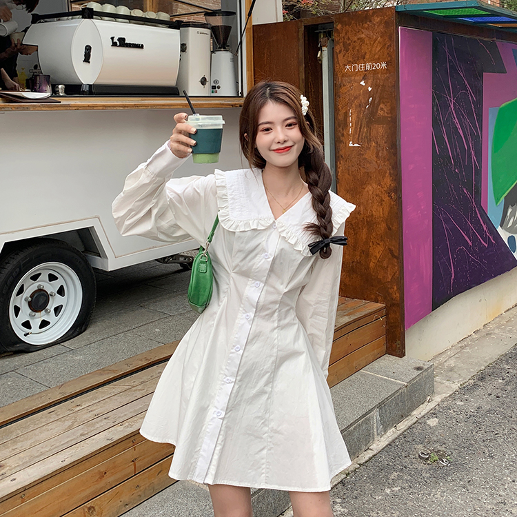 พร้อมส่ง 🧸 Corinne dress เดรสแขนยาวตัวสั้น (IN33873)