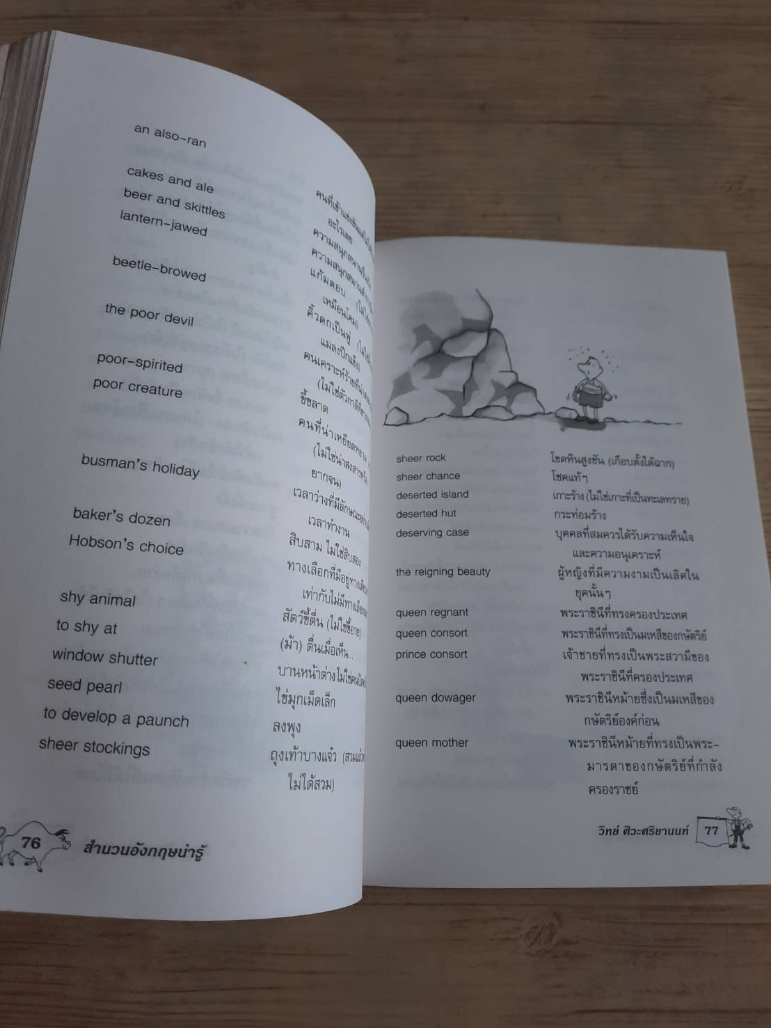 สำนวนอังกฤษน่ารู้ ศาสตราจารย์ ดอกเตอร์วิทย์ ศิวะศริยานนท์ เขียน***สินค้าหมด***