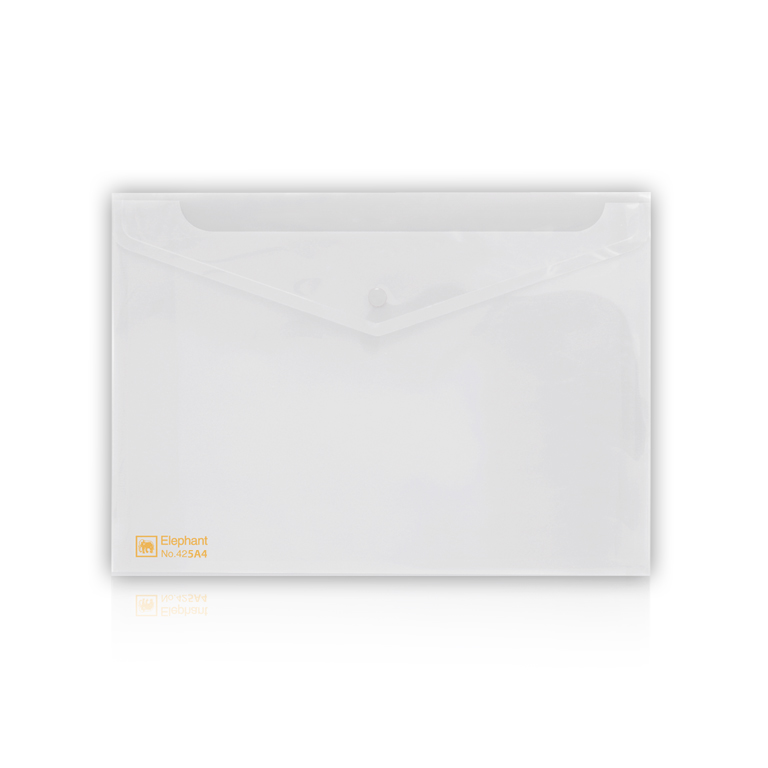 แฟ้มซองกระดุม F4 1 เม็ด ตราช้าง