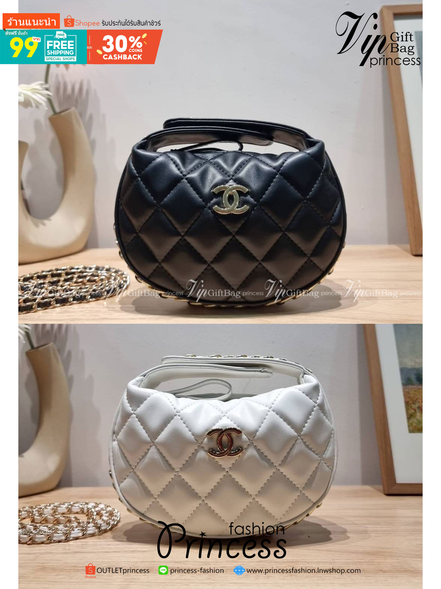 Chanel Pouch Hot item 2023 กระเป๋าสะพายกึ่งพอช ใบเล็กน่ารักน่าใช้ ถือไปไหนก็อัพลุคปัง วัสดุหนังแกะ สัมผัสนิ่มมือ หูจับในตัว ปรับได้อีกเล็กน้อย มาพร้อมสายสะพายโซ่