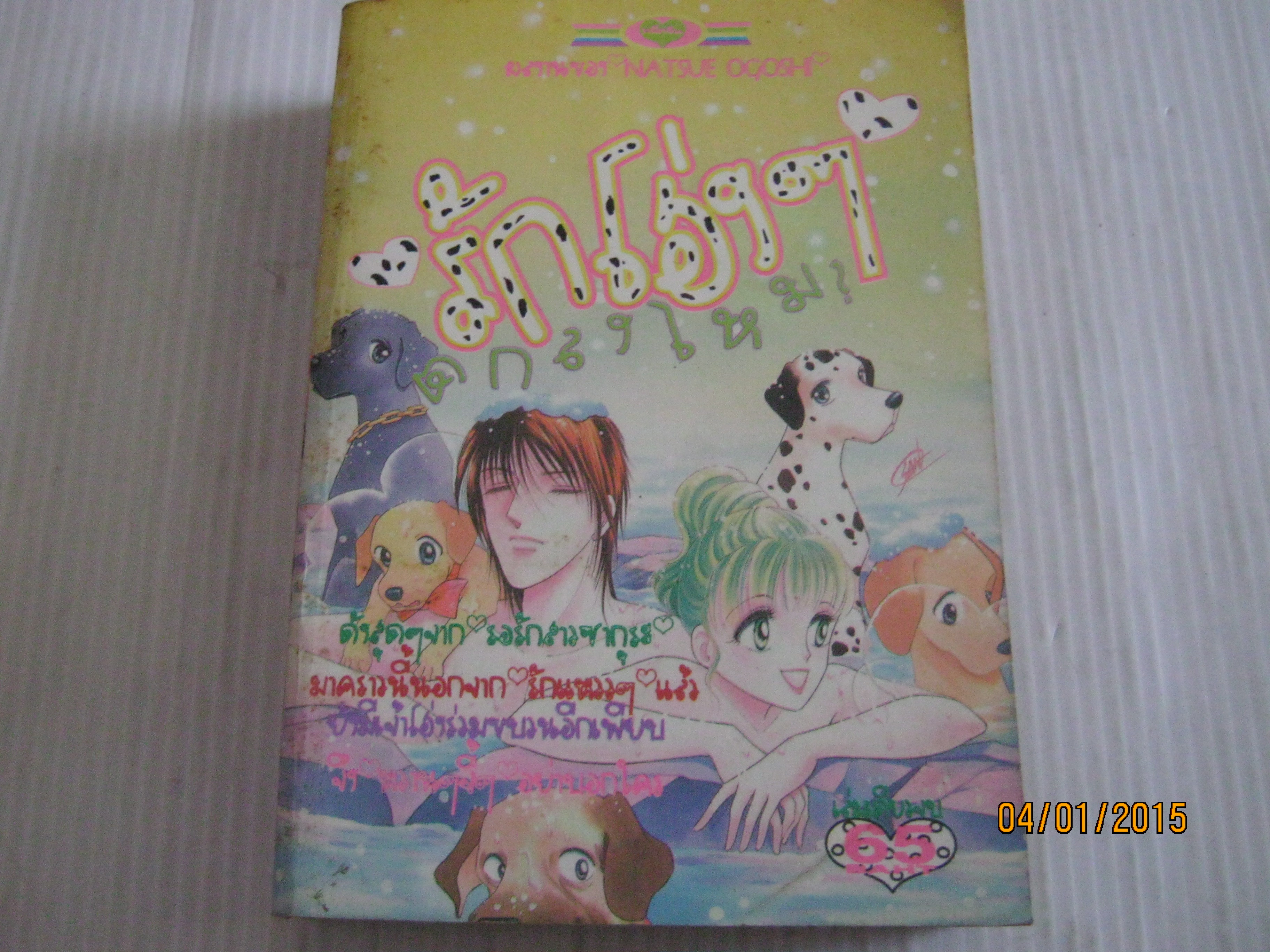 รักโฮ่ง ๆ ตกลงไหม เล่มเดียวจบ Natsue Ocoshi เขียน***สินค้าหมด***