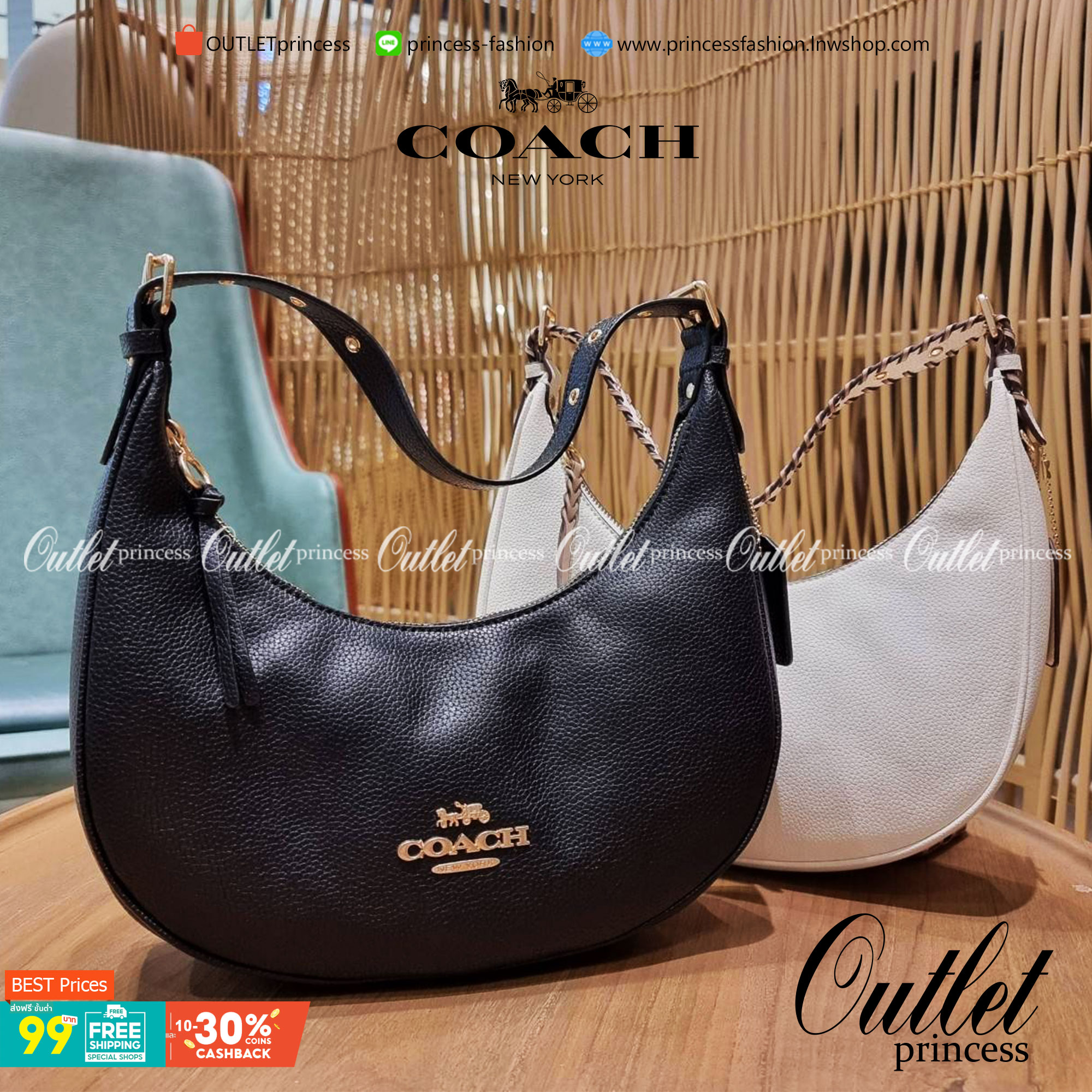 COACH C4108 BAILEY HOBO WITH WHIPSTITCH BEST SELLER ต้องมา!! กระเป๋าทรงโฮโบ ดีไซน์หรูหรา แมชท์ง่ายกับทุกไลฟ์สไตล์ วัสดุหนัง pepble หนังนิ่มสวย เปิด-ปิดด้วยซิปรูดใช้งานง่าย ภายในโล่งกว้าง สายคล้องสะพายไหล่ มีดีเทลน่ารักน่าใช้ ใช้งานสะดวกและง่ายต่อการใช้ชีว