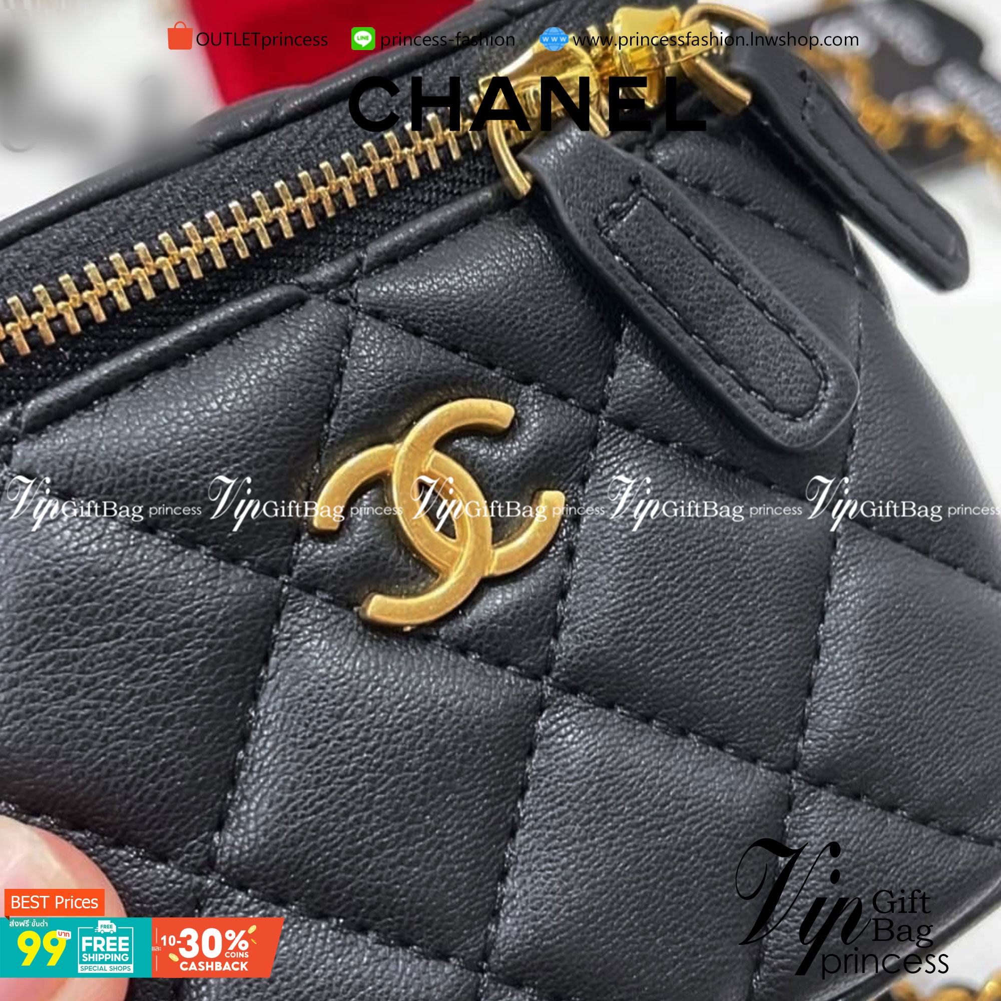 VIP 】CHANEL Box With Chain สายโซ่ทองหรูมาก หนังเรียบฟู ขึ้นเงา กระทบแสงยิ่งสวยค่าา โทนสีสวยสดใส เหมาะมากสำหรับสาวๆ ชิคๆ ต้องบอกเลยรุ่นนี้เหล่าเซเลบใช้กันเยอะมากๆ แค่อะไหล่ก็หรูไปเดินครึ่งแล้วค่าา😁 พร้อมส่งที่ไทยที่นี่ที่เดียว