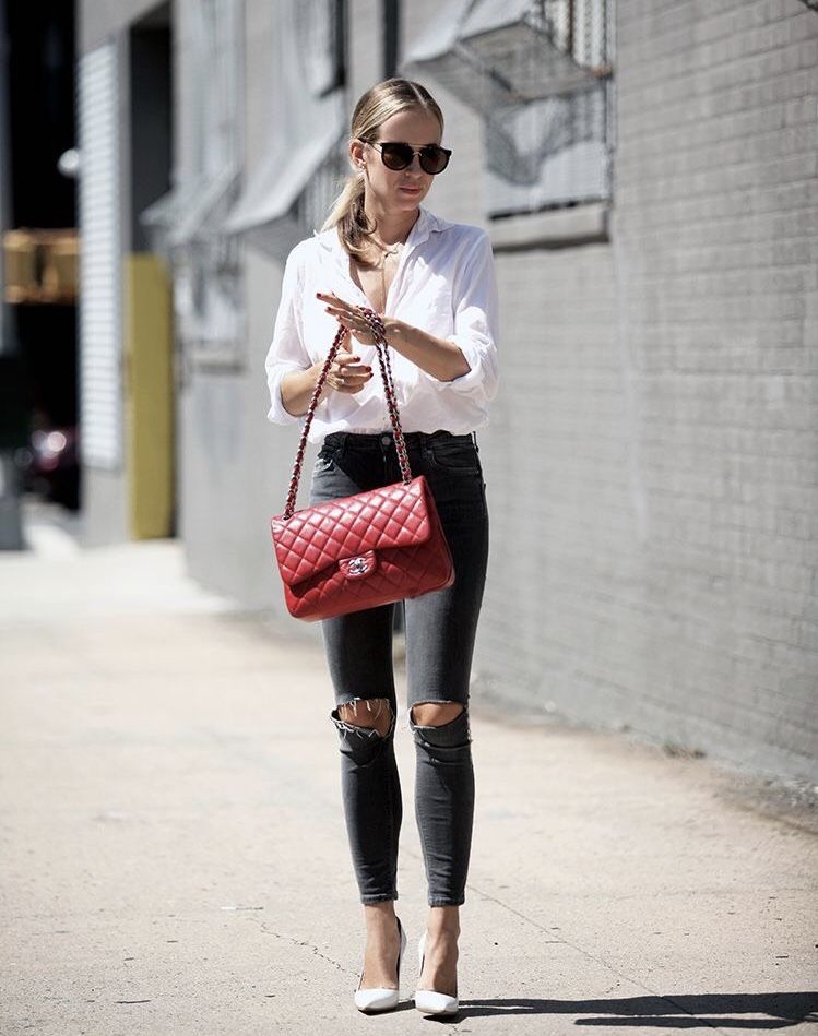 CHANEL LARGE CLASSIC JUMBO HANDBAG 30cm พร้อมส่งที่ไทย Lambskin & Grained Calfskin