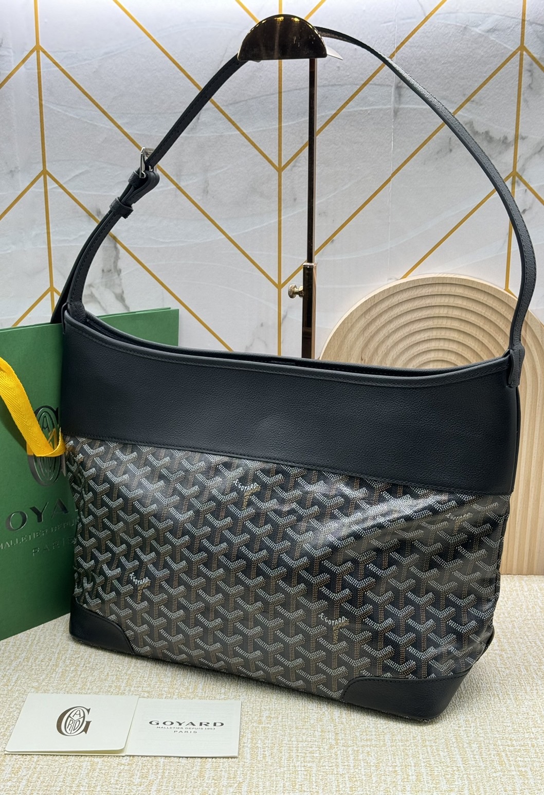 พร้อมส่ง 5 สี Goyard Grenadine Hobo Top Zipper Closure / Goyard Hobo Bag กระเป๋าสะพายทรงโฮโบใบใหญ่ 🧡 เกรดท็อปออริจินอล 1:1 สลับแท้ ใช้งานต่างประเทศได้