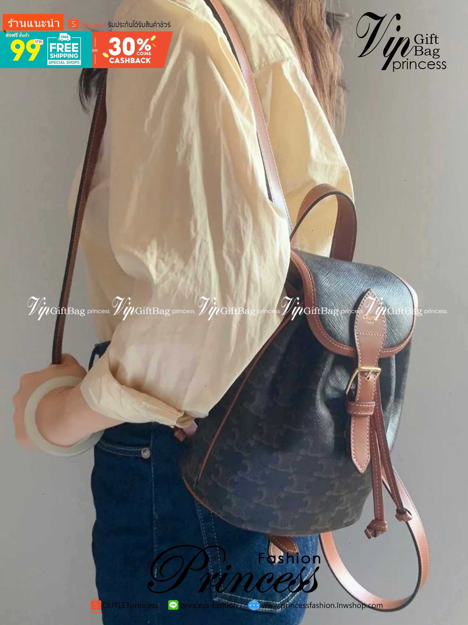 Celine Backpack / CELINE MINI BACKPACK FOLCO in TRIOMPHE CANVAS WITH TRIOMPHE HEART EMBROIDERY มินิเป้เซลีน คอลเลคชั่นสุดคูล โลโก้ลายปัก ดีเทลเดินด้ายรูปหัวใจ คละรอบใบ อีกหนึ่งไอเท็มที่ขาดไม่ได้ สำหรับสาวๆที่ต้องการ การใช้งานอย่างคล่องตัว และใส่สิ่งของได้