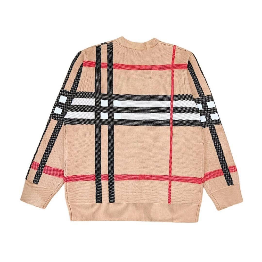 BURBERRY Wool Striped Cardigan / BURBERRY Jacket เกรดออริจินอล มีป้ายแท็กที่คอเสื้อทุกตัว ใส่ได้ทั้งผู้หญิงผู้ชาย พร้อมส่งที่ไทย ภาพสินค้าถ่ายจากงานขายจริง ใช้งานต่างประเทศได้