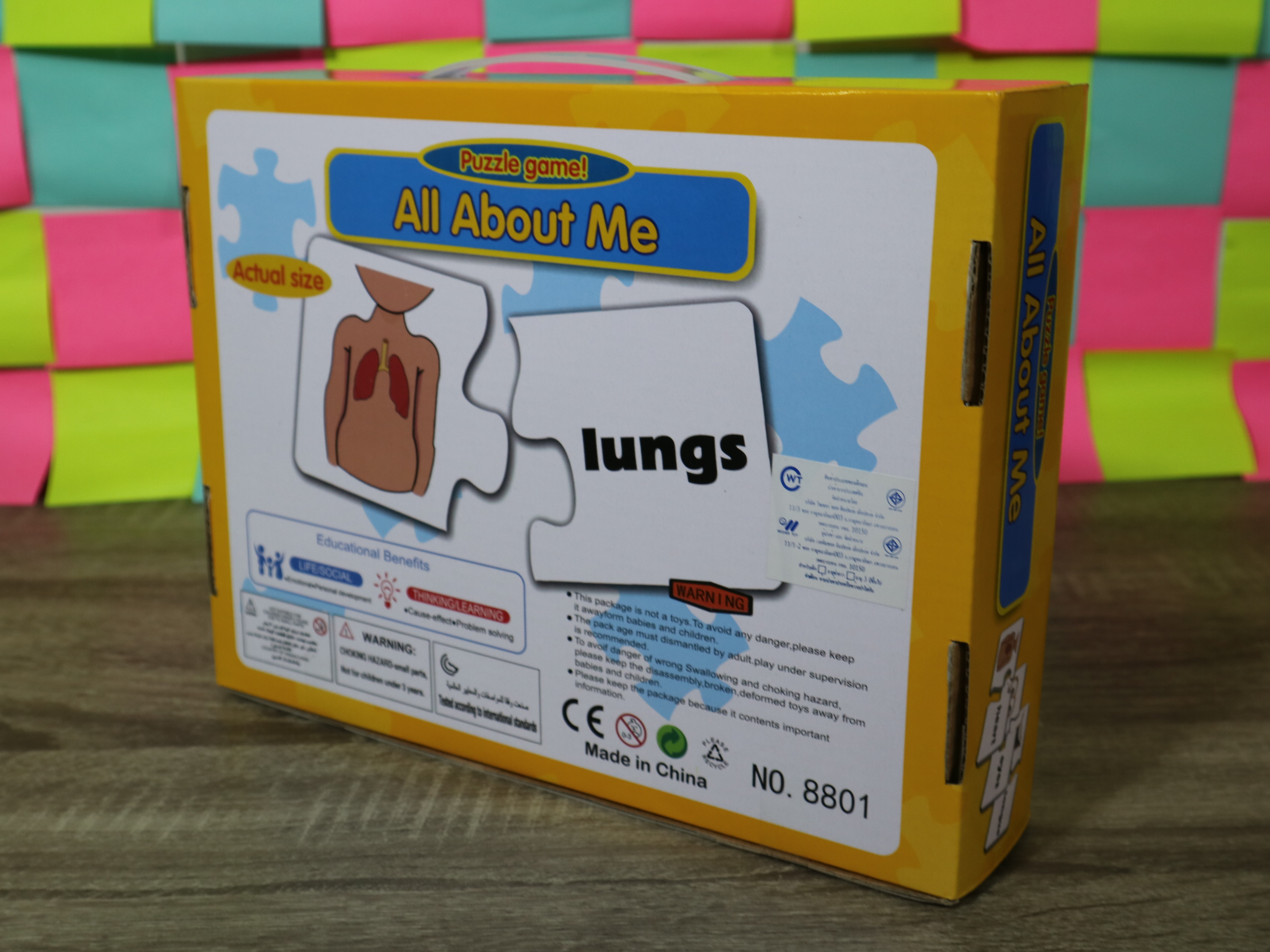 จิ๊กซอจับคู่คำศัพท์หมวดร่างกายของเรา (All About me)