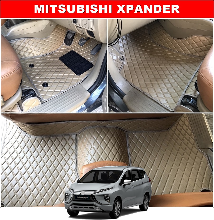 พรมปูพื้นรถยนต์MITSUBISHI XPANDER ลายDIAMOND เต็มคัน