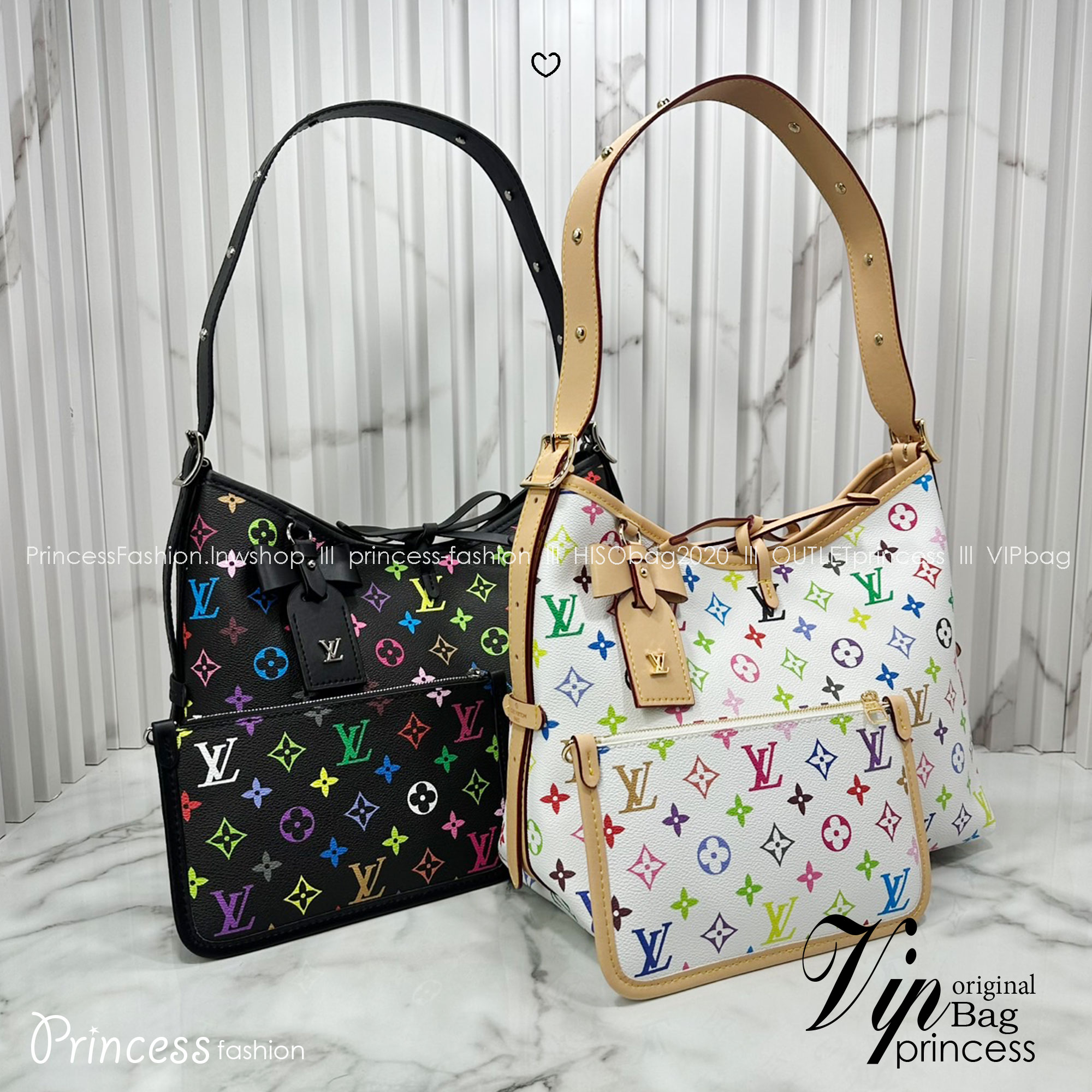 LV x TM CarryAll PM bag Murakami กระเป๋าทรงโท้ทแครี่ออลสุดคลาสสิกแต่งแต้มดีเทลเปี่ยมชีวิตชีวาจากคอลเลคชั่น LV x Murakami ด้วยลายโมโนแกรมสุดไอคอนิกเปี่ยมสีสันใหม่