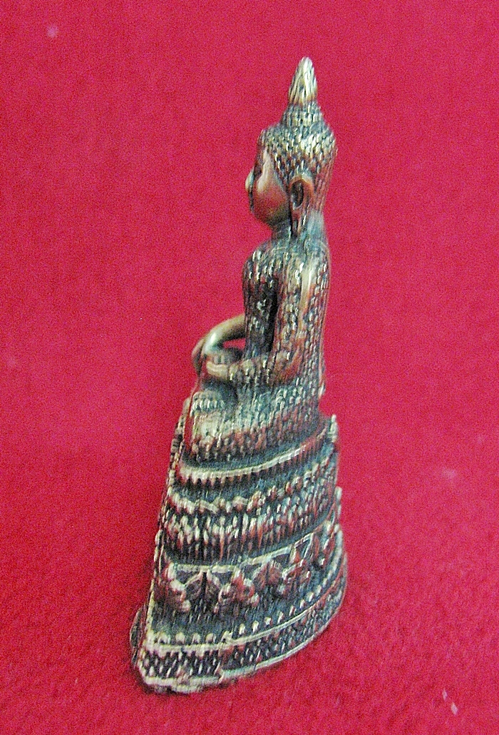 สินค้าหมดค่ะ พระบูชาพระประจำวันเกิดวันพฤหัส ปางสมาธิ เนื้อทองเหลืองพร้อมใบคาถาค่ะ