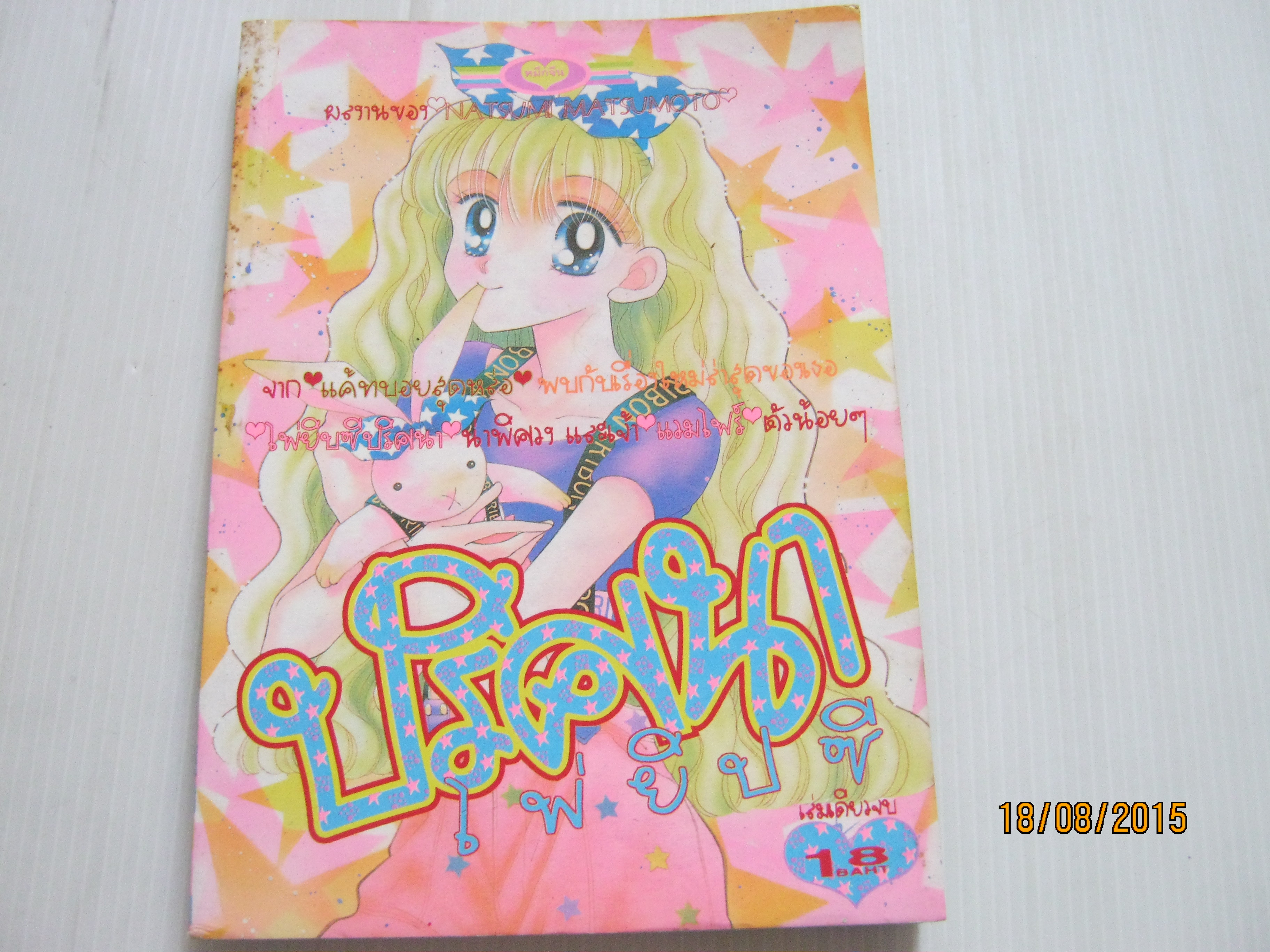 ปริศนาไพ่ยิปชี เล่มเดียวจบ Natsumi Matsumoto เขียน***สินค้าหมด***