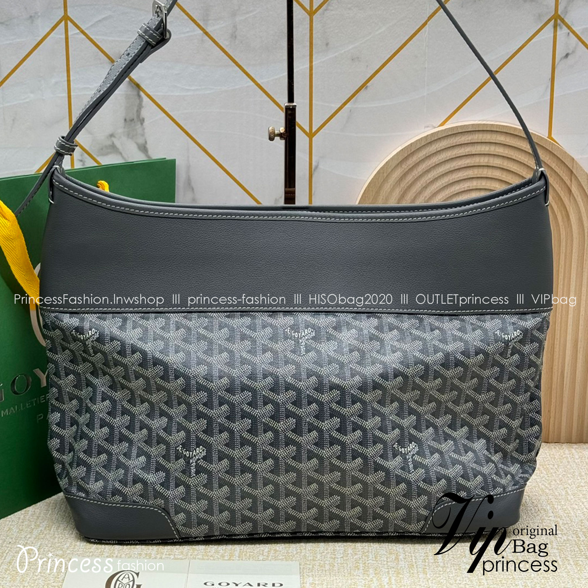 พร้อมส่ง 5 สี Goyard Grenadine Hobo Top Zipper Closure / Goyard Hobo Bag กระเป๋าสะพายทรงโฮโบใบใหญ่ 🧡 เกรดท็อปออริจินอล 1:1 สลับแท้ ใช้งานต่างประเทศได้