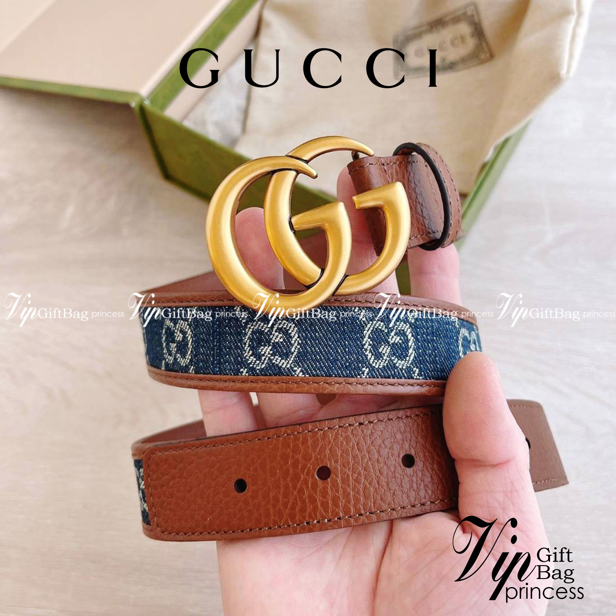 หนังแท้ GUCCI GG leather belt 30mm / GG Denim Belt พร้อมส่งที่ไทย เข็มขัด GG เดนิมสลับหนังแท้เกรดดีที่สุด ยิ่งใช้ยิ่งสวย โทนสีน่าใช้มากก สายปรับระดับได้ มาในดีไซน์คลาสสิคเรียบหรูเข้ากับทุกลุ๊คแบบไม่มีเอ้าท์ ภาพสินค้าถ่ายจากงานขายจริง ใช้งานต่างประเทศได้