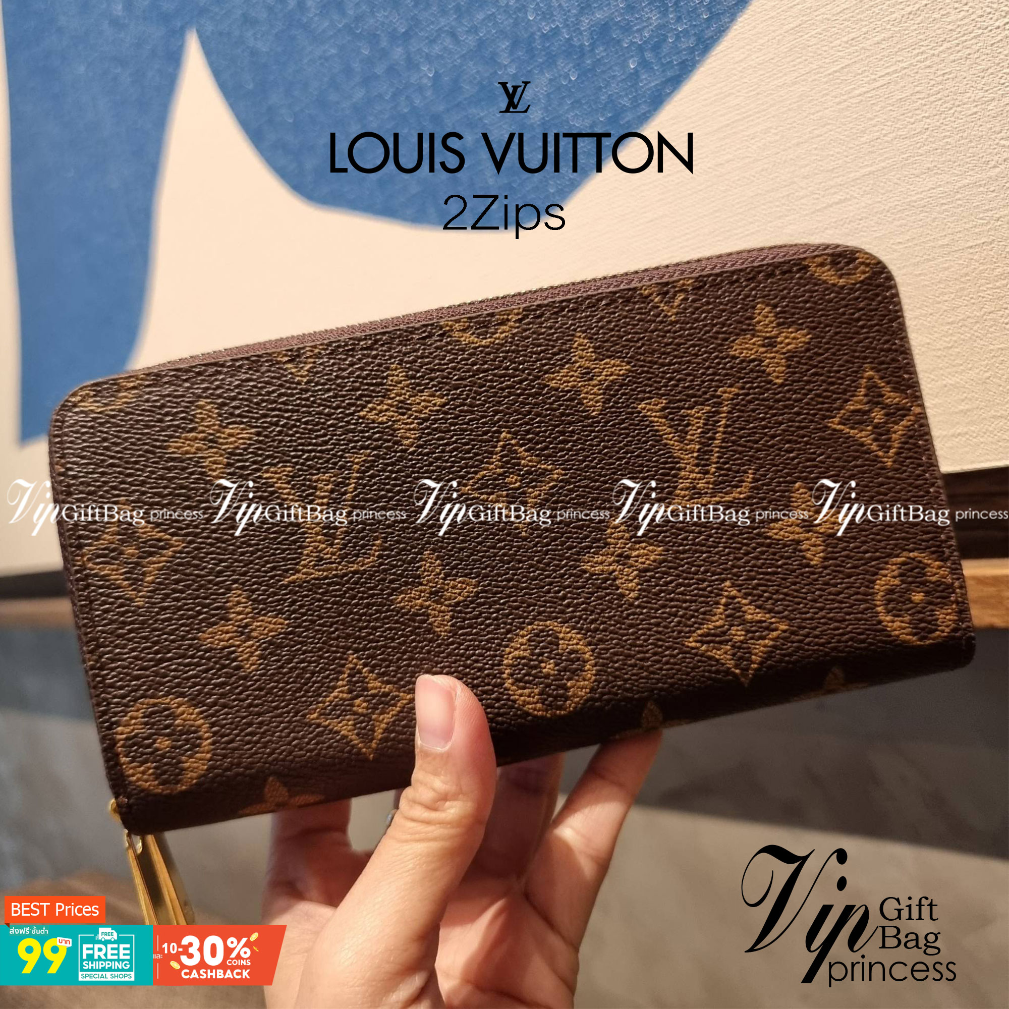 2ซิปก็ต้องมาแล้วแหละ!! IN STOCK แล้ว!! ด่วน!! เตือนแล้วน้า!!! LV long wallet ไอเท็มสุดฮิต ติดทุกกระแส แรงไม่เคยตก รุ่น unisex ที่จะหนุ่มๆสาวๆ ก็เลิฟได้หมด!! ใบยาวขนาดกำลังเหมาะมือ รอบนี้คือดี คุ้ม เพราะมาสองซิป ใส่กันแบบเน้นๆ เงินตุงกระเป๋ารับทรัพย์!! ถือ