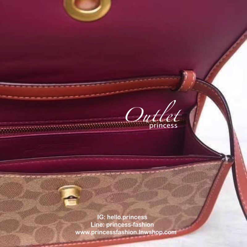 Coach Auth Coach 1941 Turnlock Clutch Crossbody Bag DETAILS