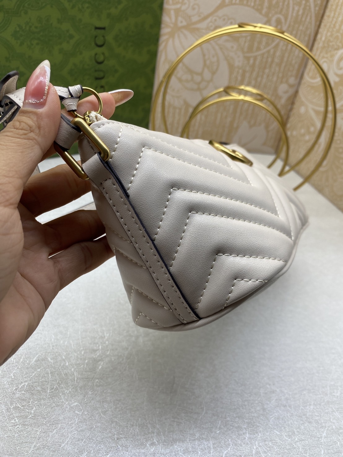 GUCCI GG Marmont matelasse shoulder bag / GUCCI Marmont เกรดออริจินอล 1:1 ใช้งานต่างประเทศได้ รุ่นใหม่ล่าสุด