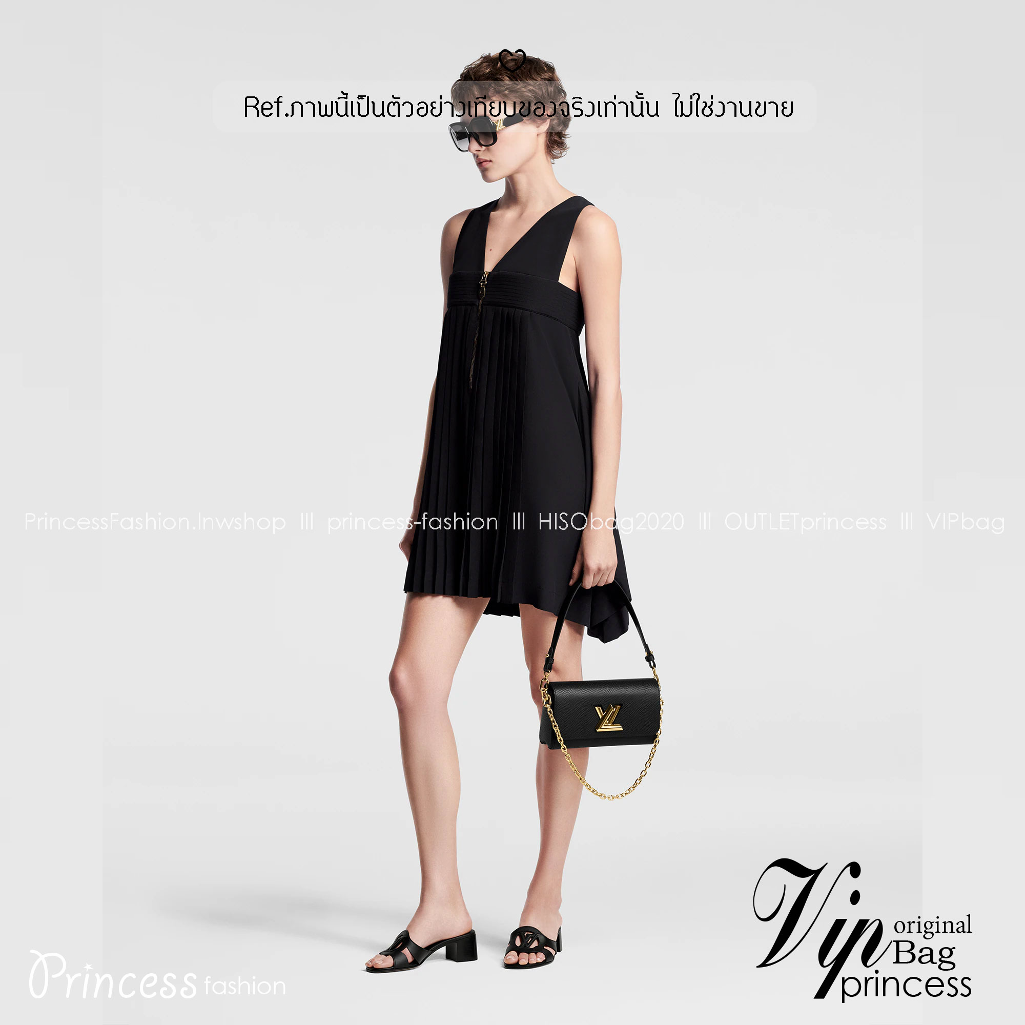 ORI หนังแท้ | LV Twist West Bag กระเป๋าสะพายหนัง Epi ลายเกรน สุดคลาสสิกมาดีไซน์ใหม่ในรูปทรงยาวเผยลุคมีระดับเหนือกาลเวลา ความหรูหราเข้ากับสตรีตสไตล์