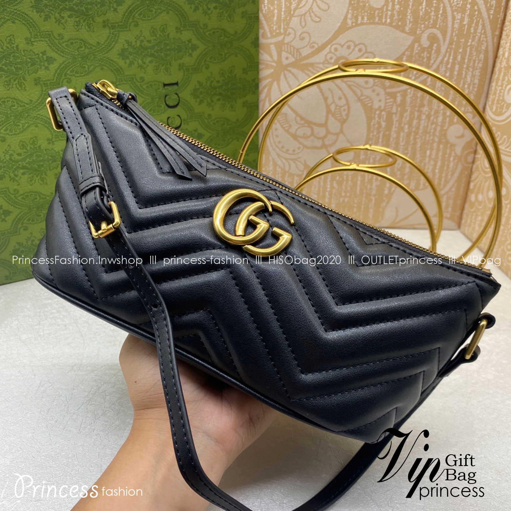 GUCCI GG Marmont shoulder bag / GUCCI Marmont เกรดออริจินอล 1:1 ใช้งานต่างประเทศได้ รุ่นใหม่ล่าสุด