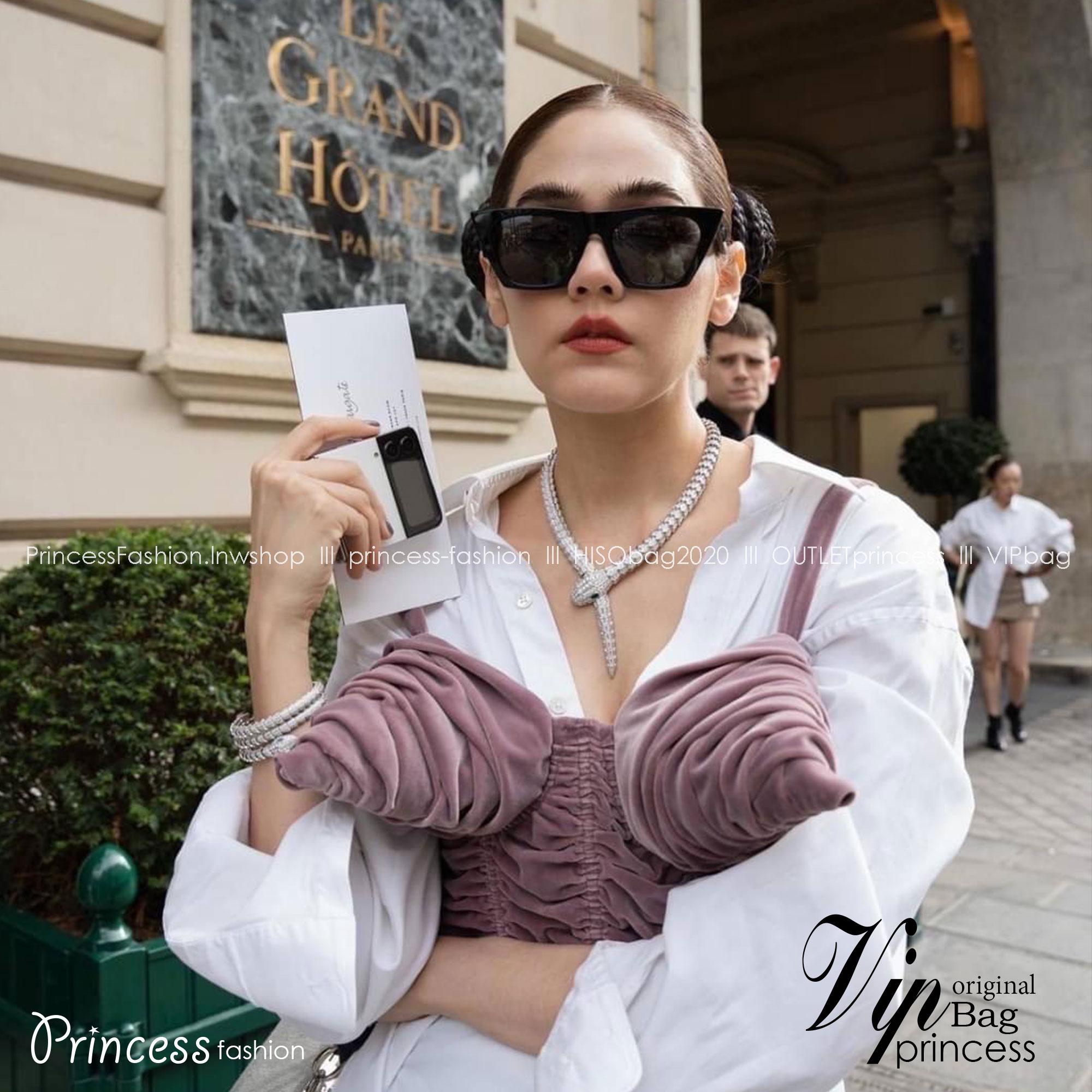 แว่นตาลิซ่า Celine Sunglass เกรดท็อปออริ 1:1 สลับแท้ เกรดดีสุด ใช้งานต่างประเทศได้ มาพร้อมกระเป๋าใส่แว่นปักลายซีลีน