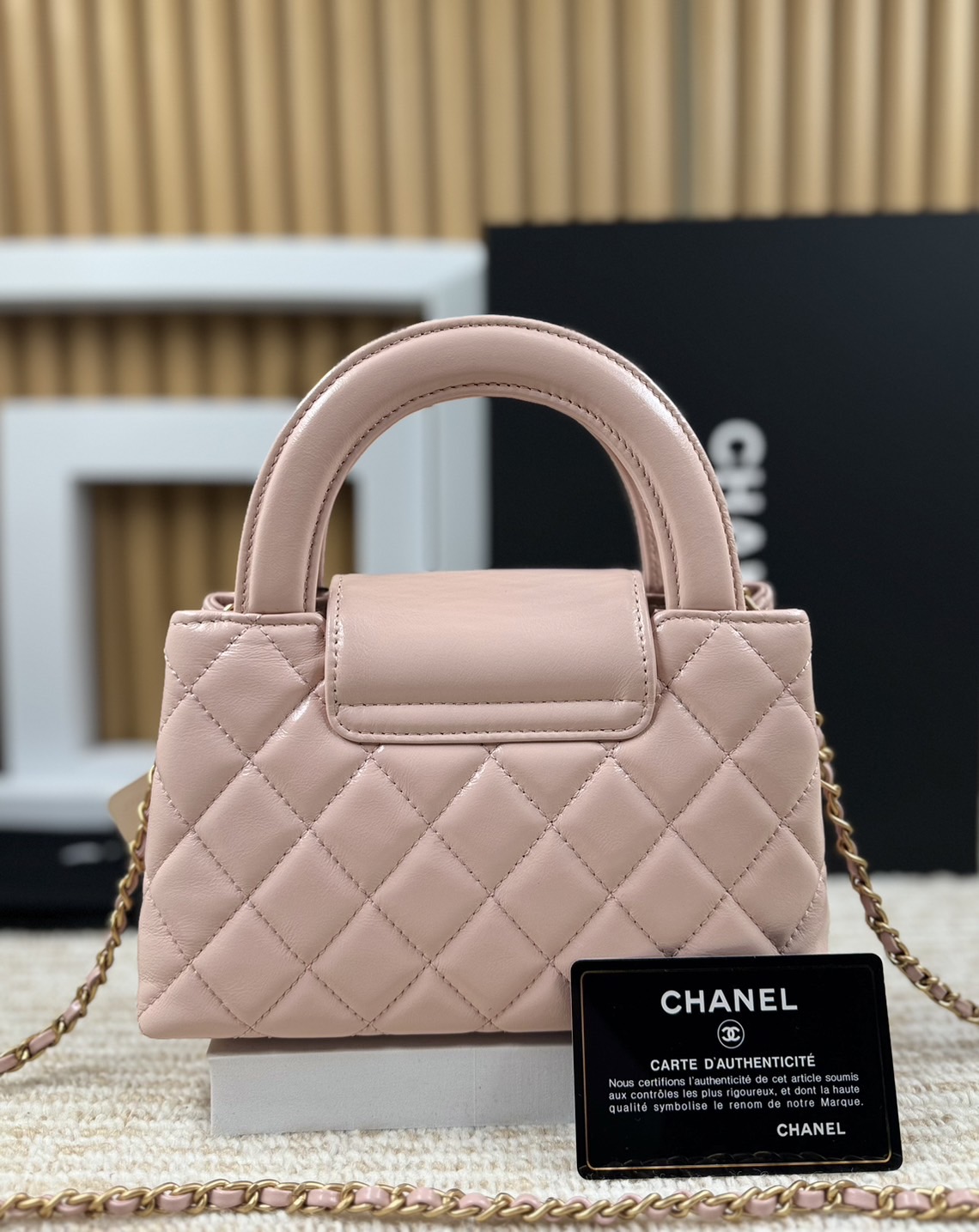Chanel mini kelly flap bag เกรดออริ สลับแท้ 1:1 ใช้งานต่างประเทศได้