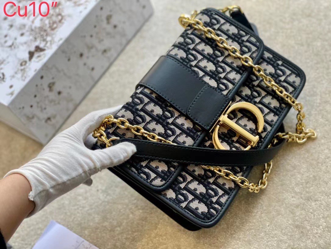 DIOR 30 Montaigne Chain Bag Dior Oblique Jacquard / DIOR BAG พร้อมส่ง กระเป๋าสะพายดีไซน์คลาสสิค เอกลักษณ์ของความหรู