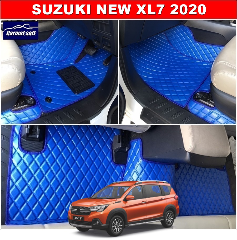 พรมปูพื้นรถยนต์ SUZUKI XL7 ยางปูพื้นรถEVA ลายDIAMOND รวมแผ่นท้าย +ปิดเบาะ เต็มคัน