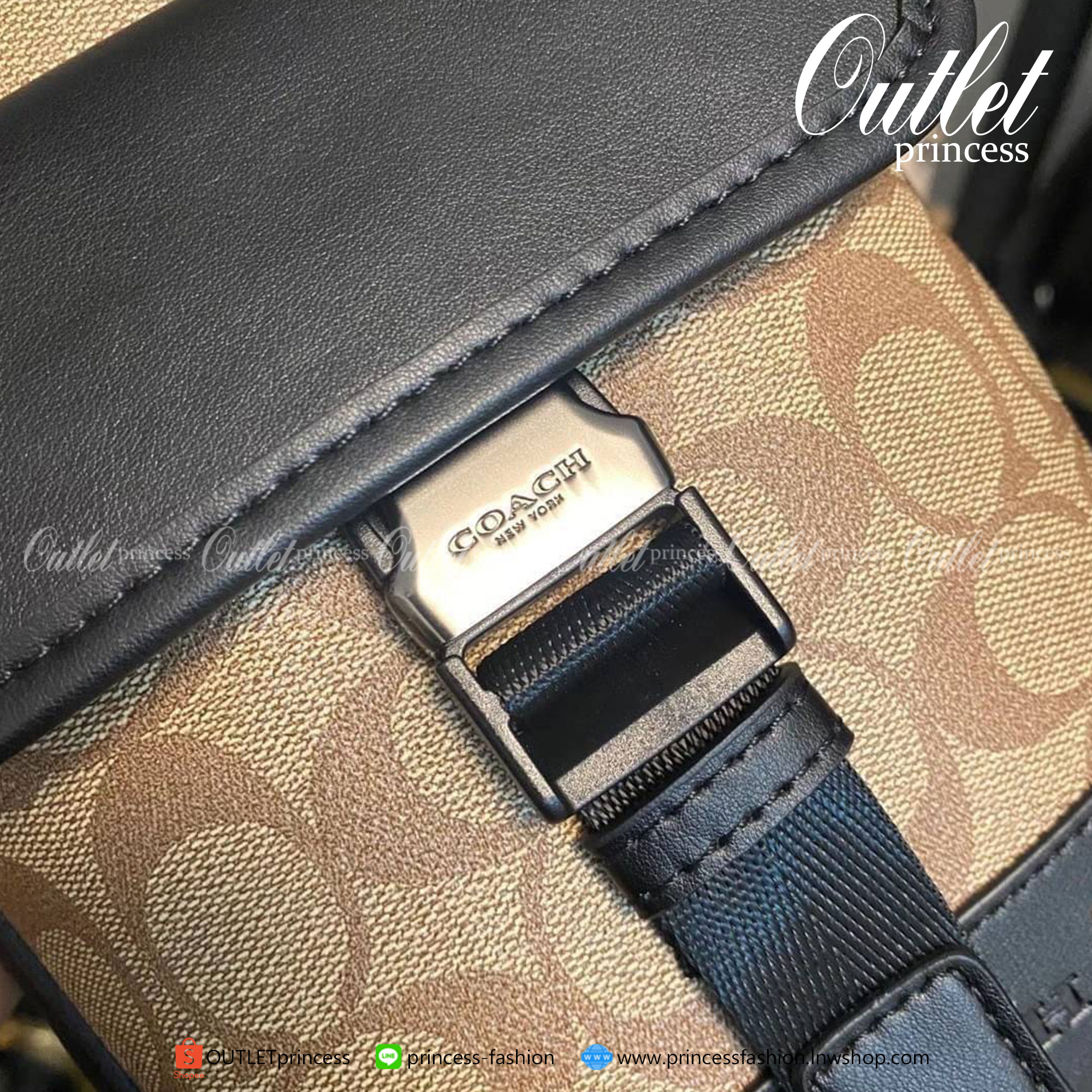 ของแท้ 100% Coach RANGER CROSSBODY IN SIGNATURE CANVAS